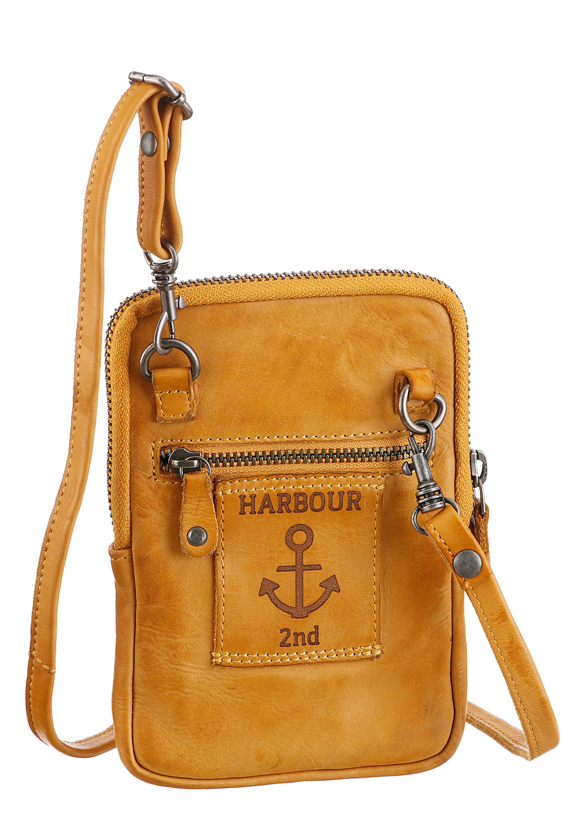 Thumbnail - HARBOUR 2nd Mini Bag "Benita", aus griffigem Leder mit typischen Marken-Anker-Label