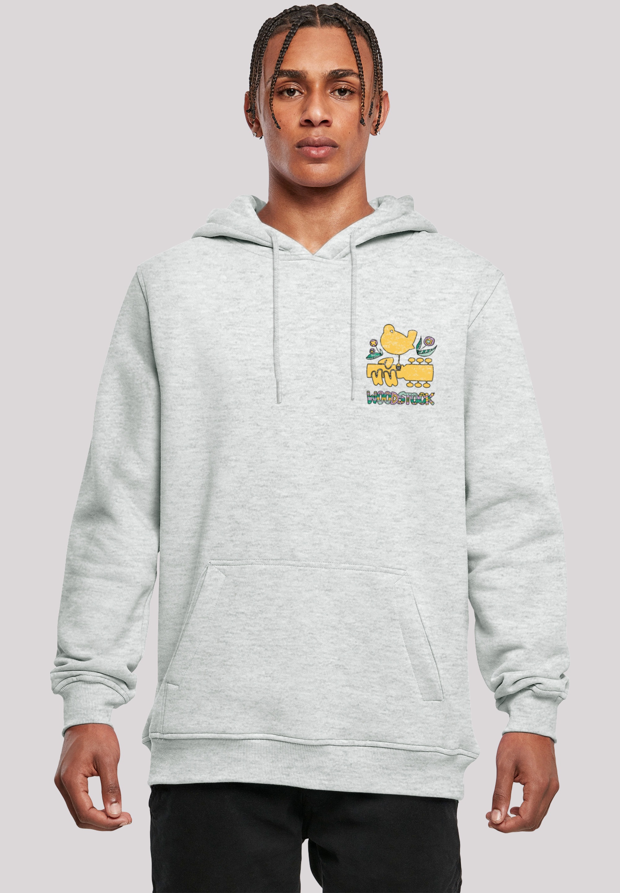 F4NT4STIC Sweatshirt »Woodstock Brust Logo«, Print