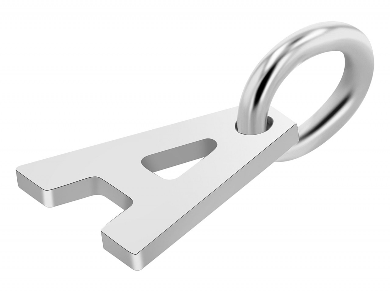 Adelia´s Kettenanhänger »eleganter Buchstabe Anhänger aus 925 Sterling Silber« ()