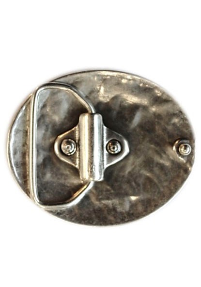 Rettungsring Gürtel Gürtelschnalle Wechselschnalle "Oval Mit Rosa Stein" günstig online kaufen