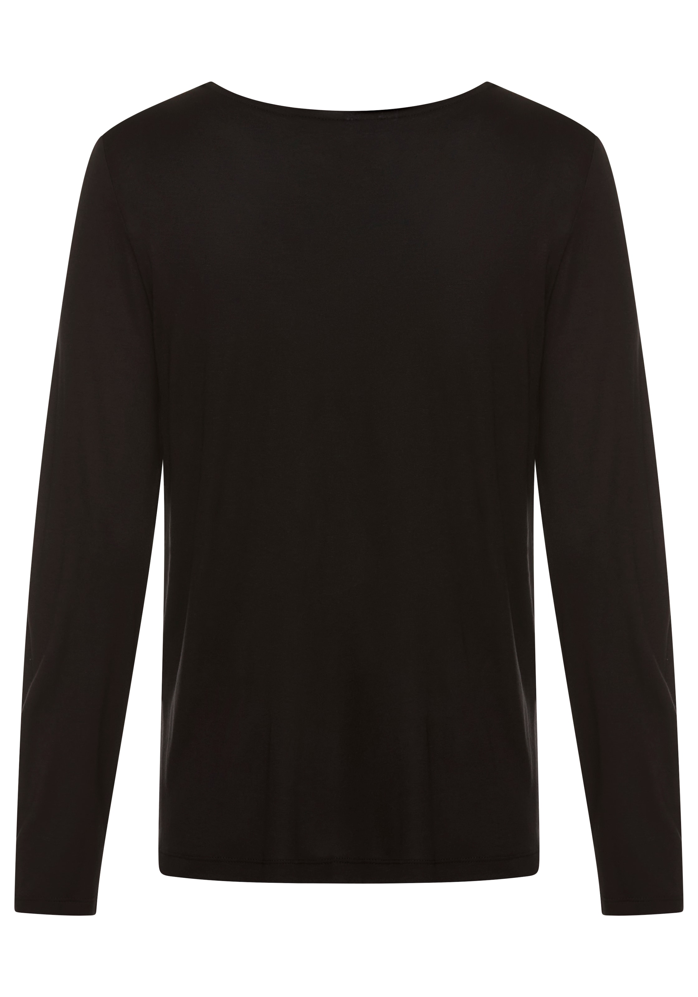 LASCANA Pyjamaoberteil mit Spitzenbesatz am tiefen V-Ausschnitt