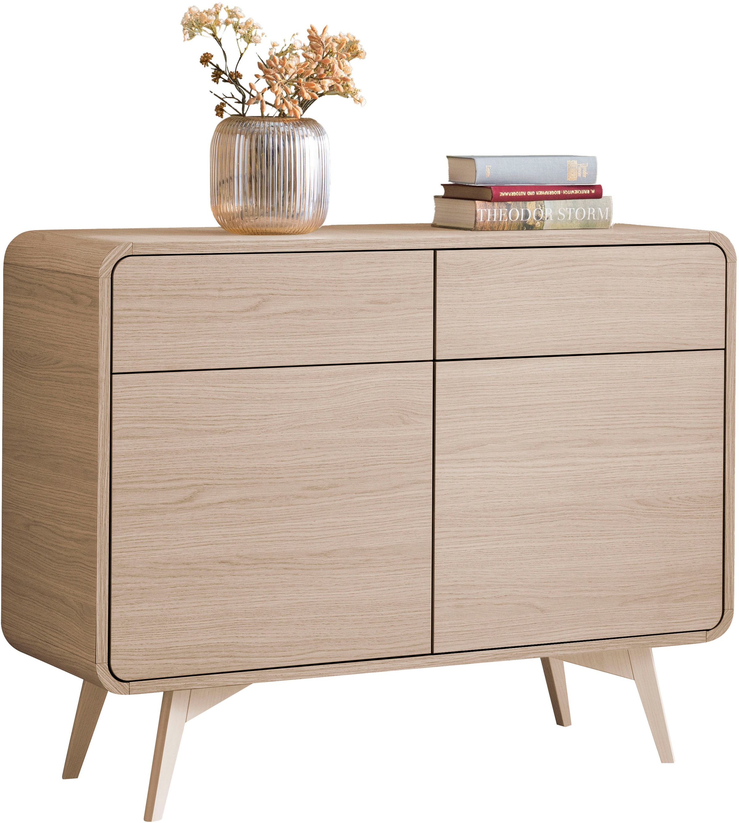 Home affaire Sideboard "Torsby, moderner Schrank, Kommode in Eiche Natur, 1 günstig online kaufen