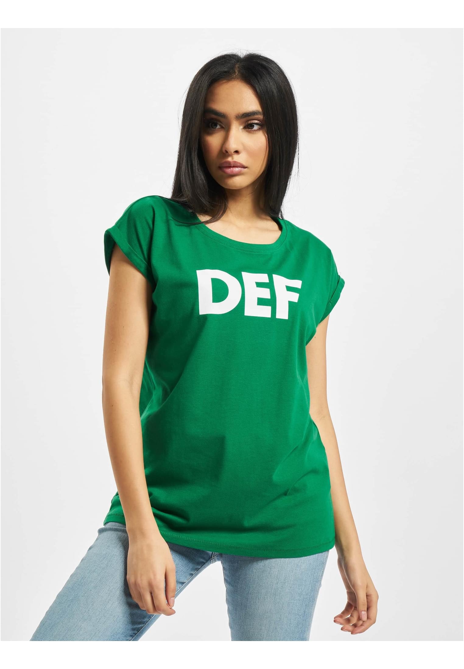 DEF Kurzarmshirt "DEF Damen Sizza T-Shirt" 1 Stk. tlg. günstig online kaufen
