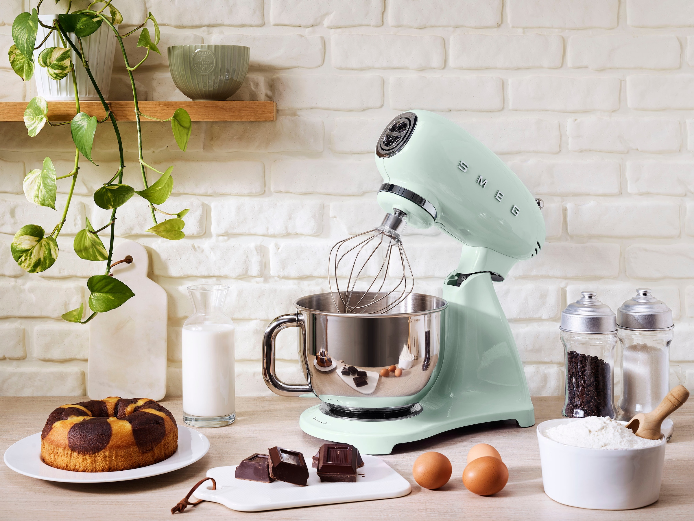 Smeg Küchenmaschine »SMF03PGEU Pastellgrün«