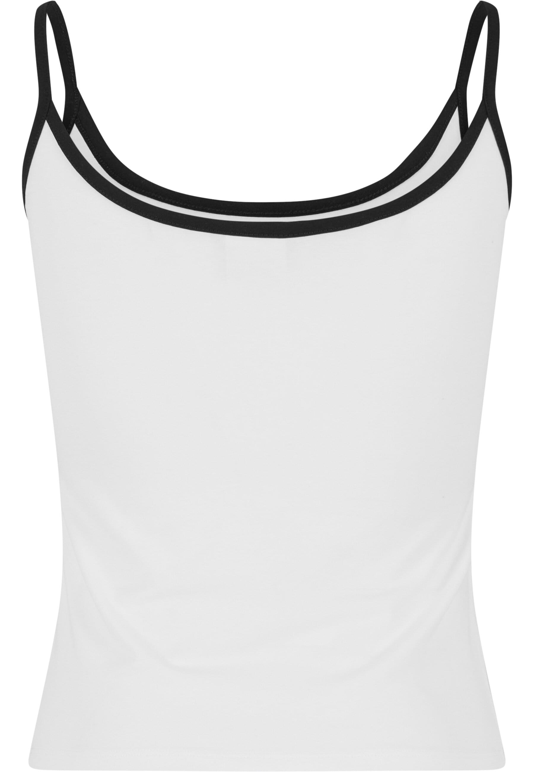 URBAN CLASSICS Muskelshirt »Urban Classics Ladies Contrast Basic Top 2-Pack«, (1 tlg.)