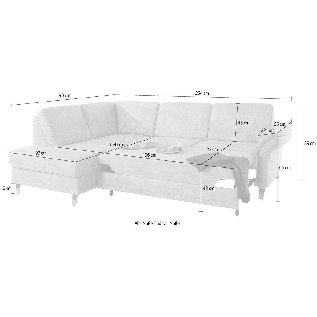 sit&more Ecksofa »Clio«