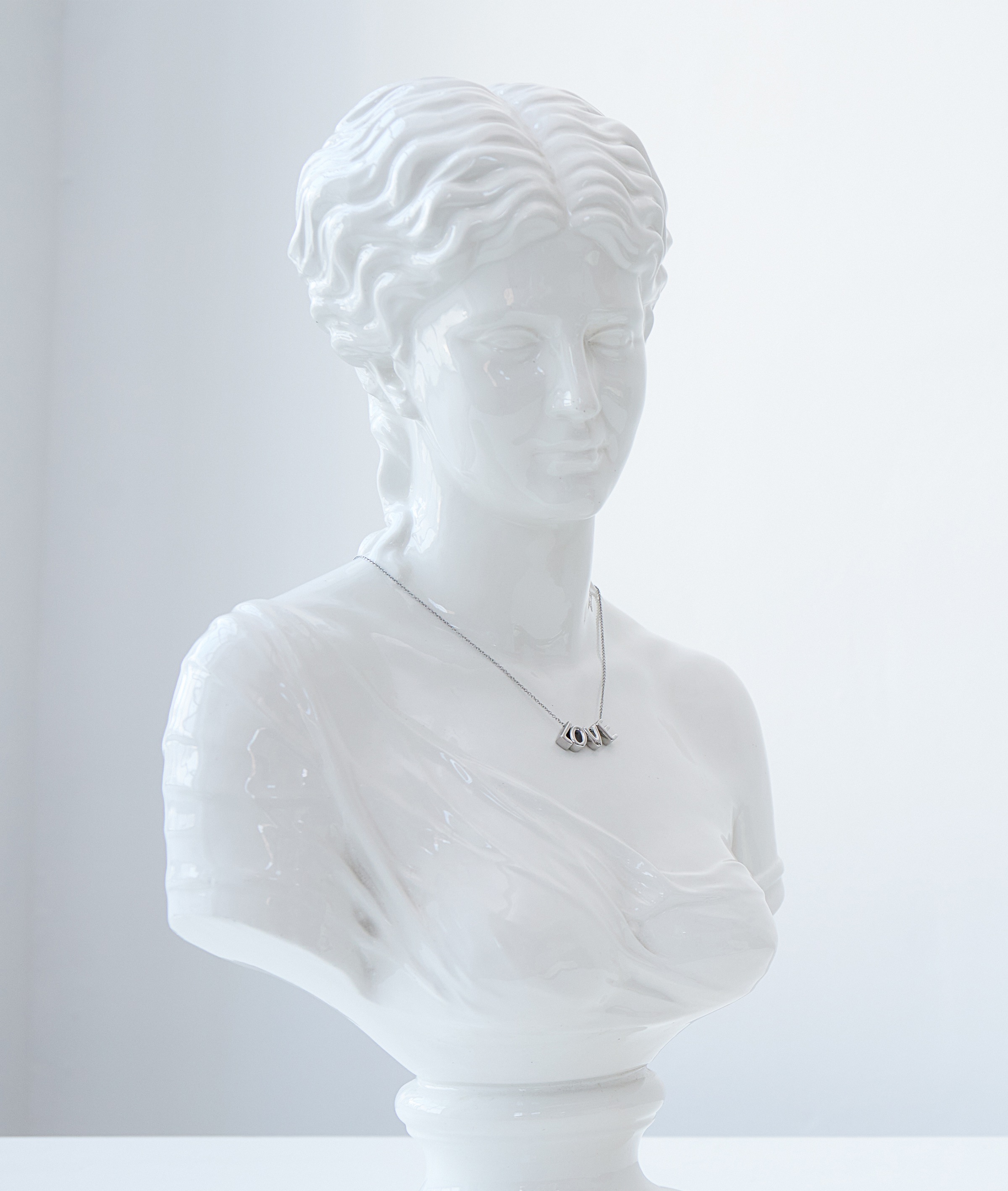 Echtzeit Kette mit Anhänger »Schmuck Geschenk Edelstahl Halskette Love Letters«