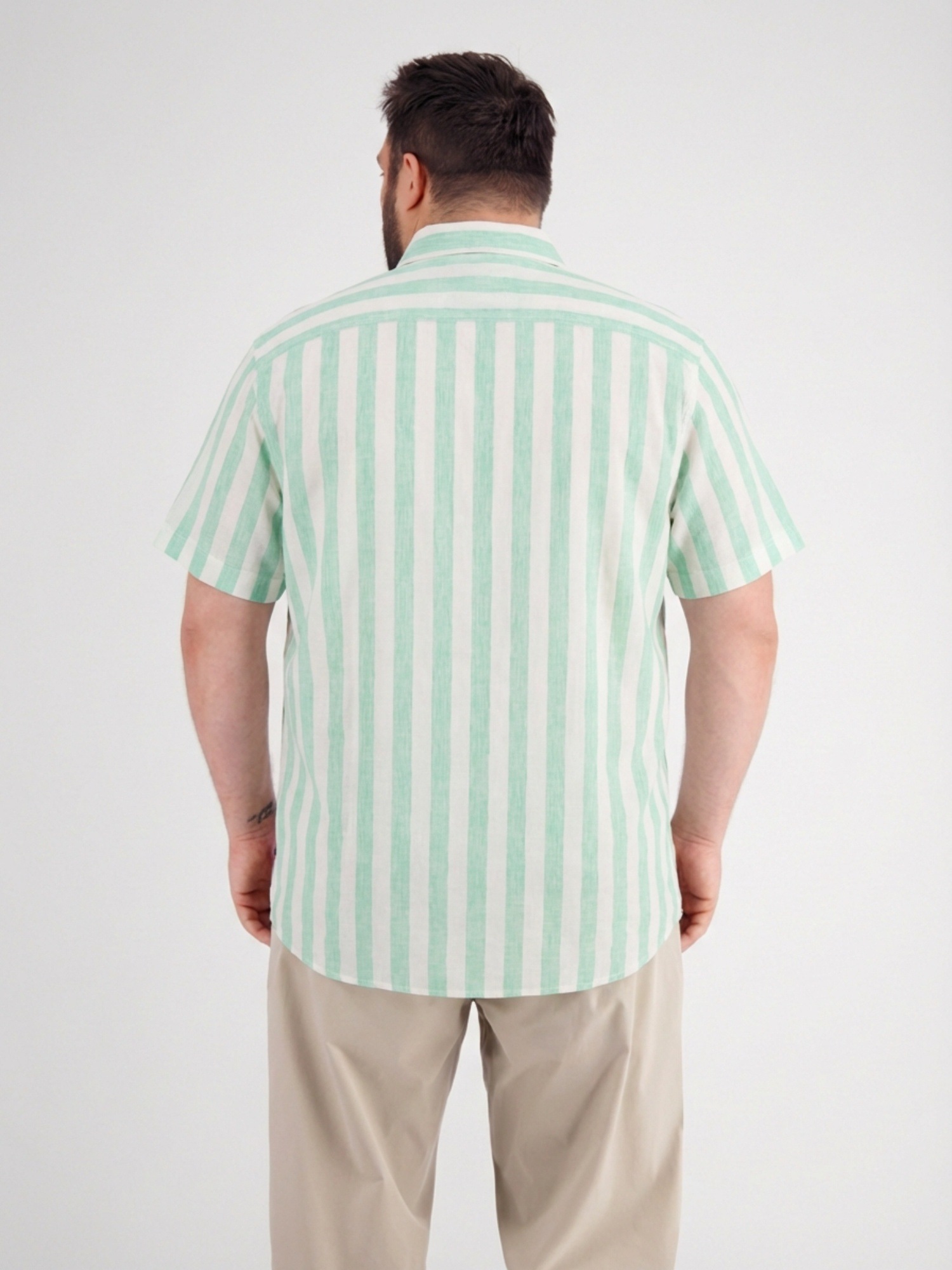 LERROS Kurzarmhemd "Gestreiftes Kurzarmhemd in grossen Größen" günstig online kaufen