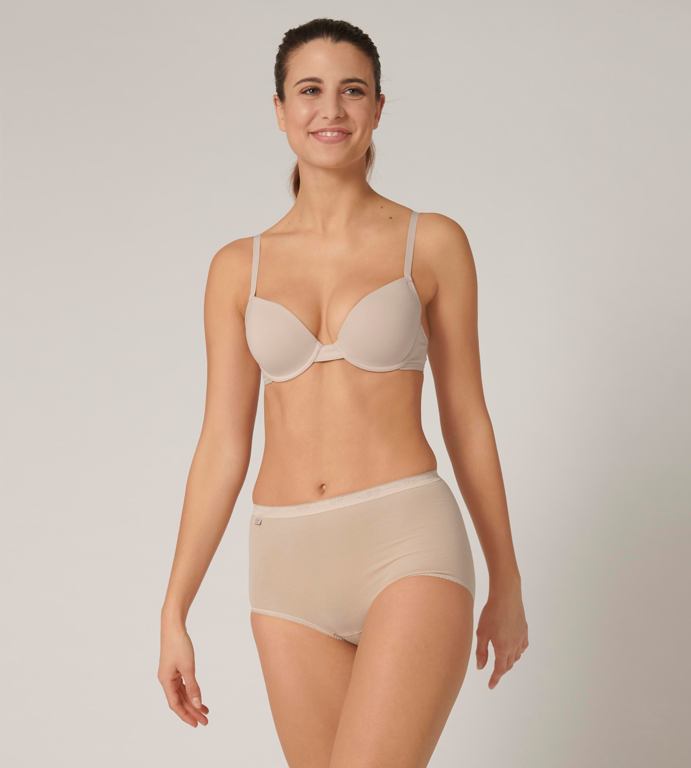 sloggi Slip »Basic+ Maxi 4P«, (4er Pack), perfekter Sitz