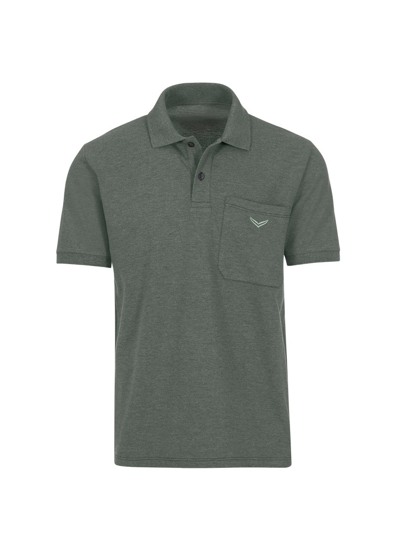 Trigema Poloshirt »TRIGEMA Polohemd mit Brusttasche«, (1 tlg.)