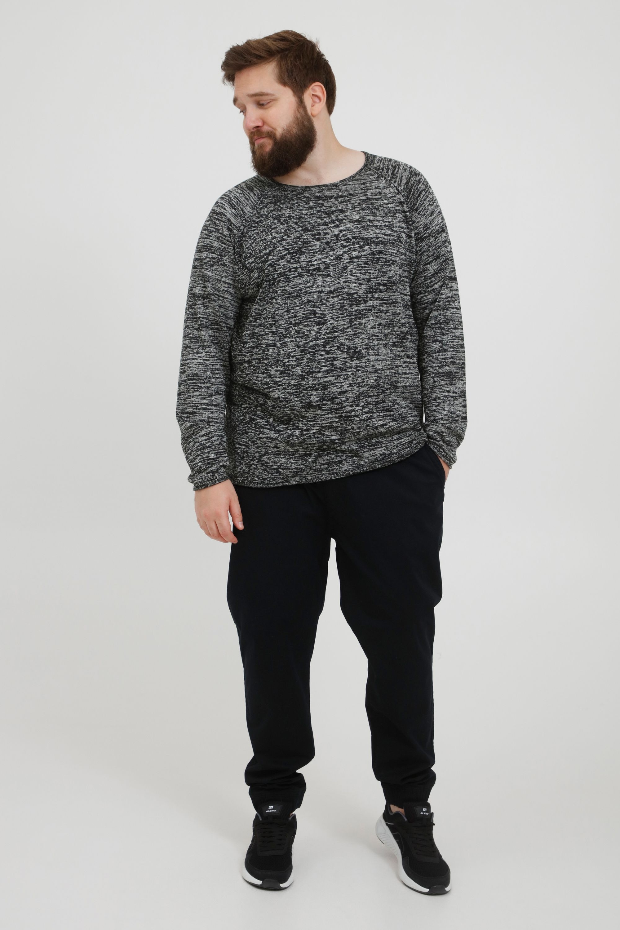 Thumbnail - Blend Strickfleece-Pullover "Strickpullover BHBDan"