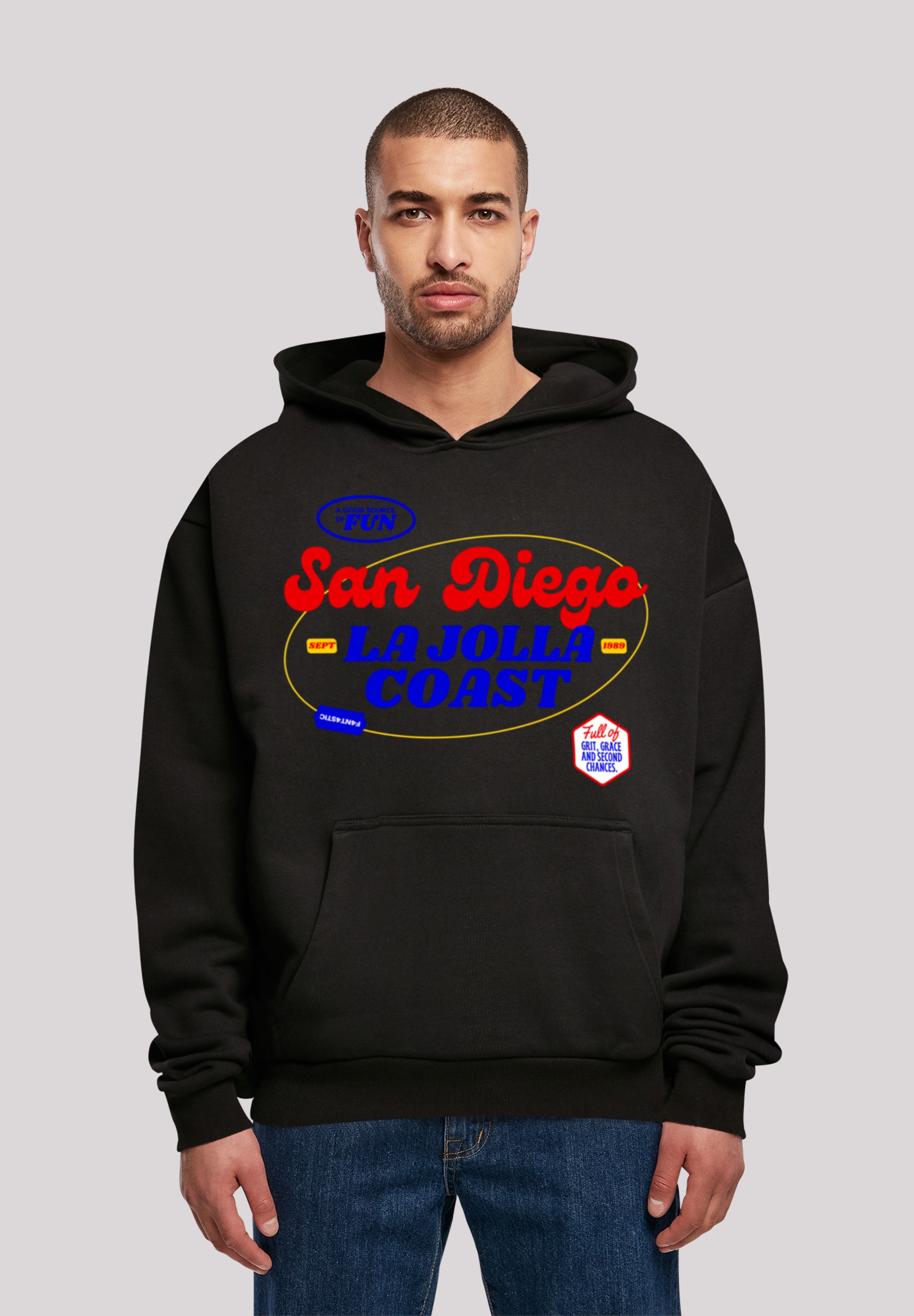 F4NT4STIC Kapuzenpullover "San Diego OVERSIZE HOODIE", Print