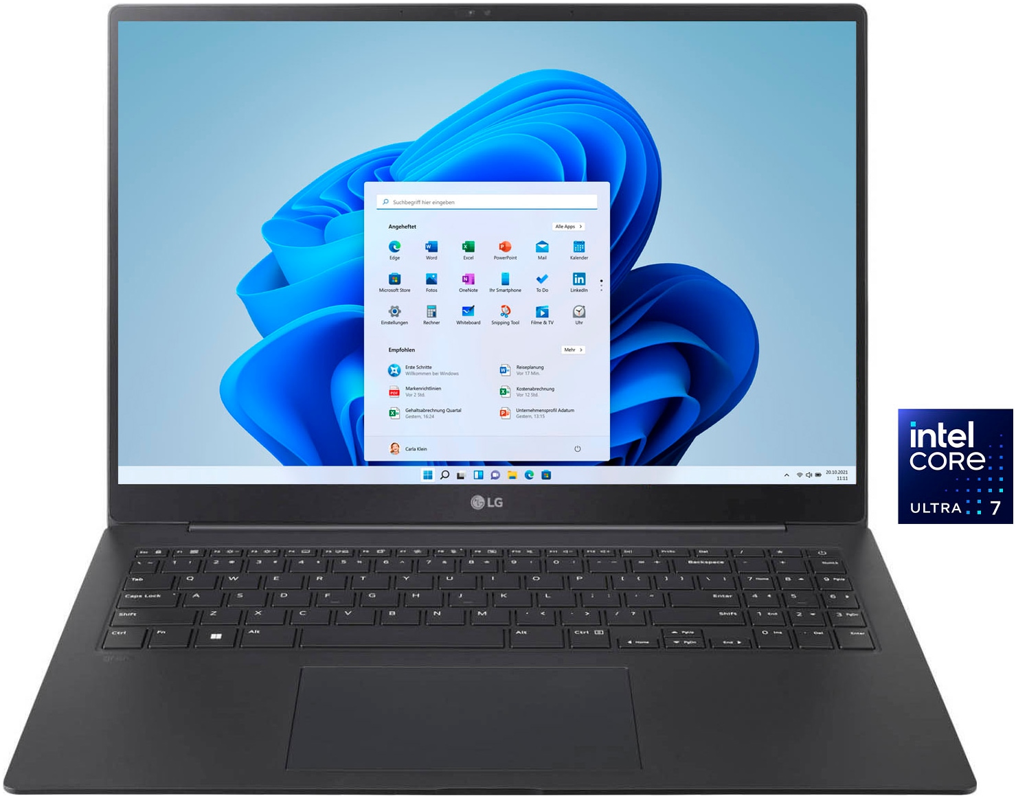 LG Business-Notebook »Gram 16" Ultralight Laptop, IPS-Display, 16 GB RAM, Windows 11 Home,«, 40,6 cm, / 16 Zoll, Intel, Core Ultra 7, ARC, 1000 GB SSD, 16Z90SP-G.AA78G, 2024