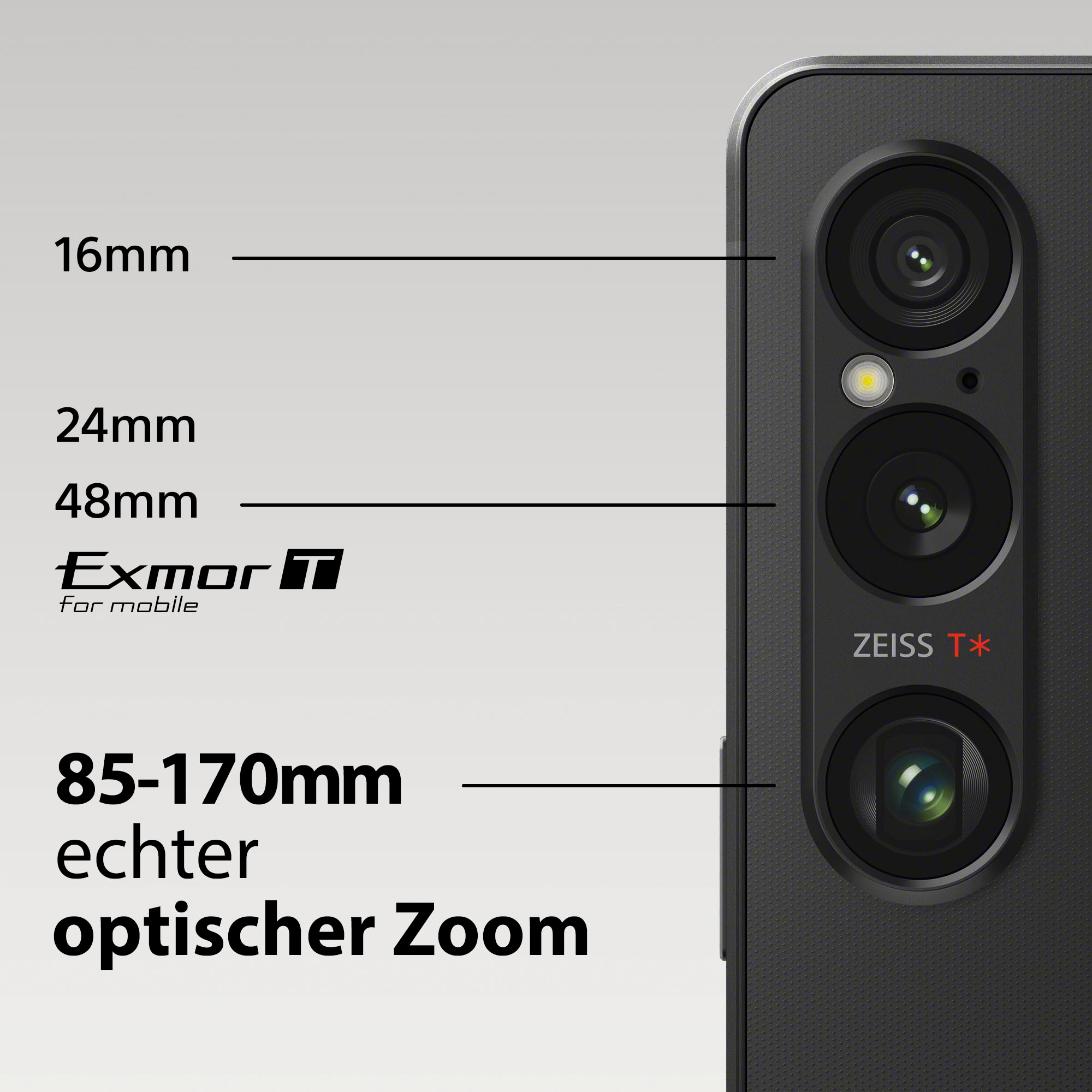 Sony Smartphone »Xperia 1 VI«, Platin-Silber, 16,5 cm/6,5 Zoll, 256 GB Speicherplatz, 52 MP Kamera
