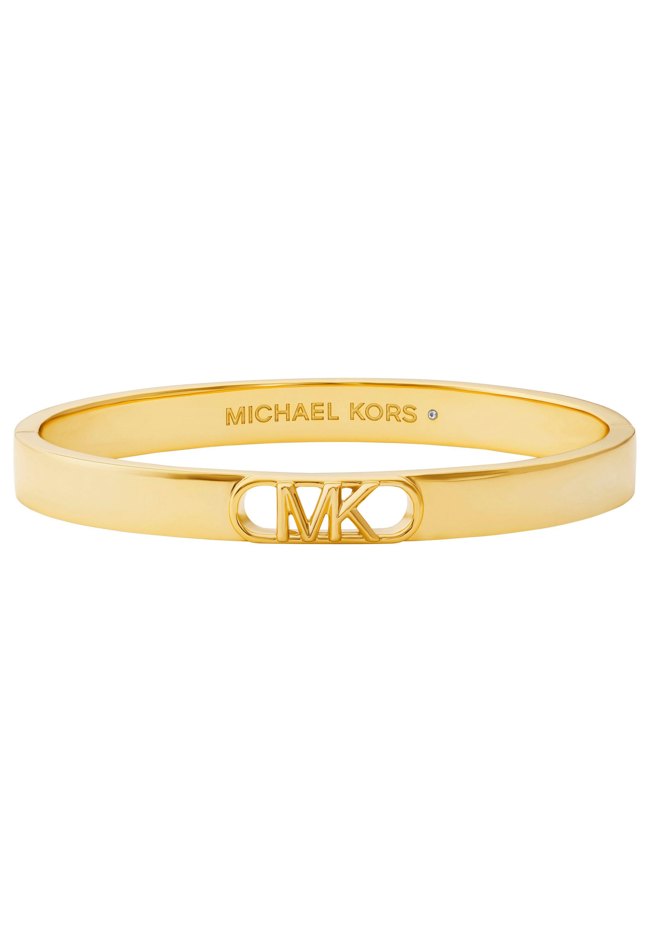 Armreif MICHAEL KORS "Schmuck Geschenk Messing Armschmuck PREMIUM EMPIRE Oval", gold (gelbgoldfarben), Armbänder, Damen, Messing, Armreif 2