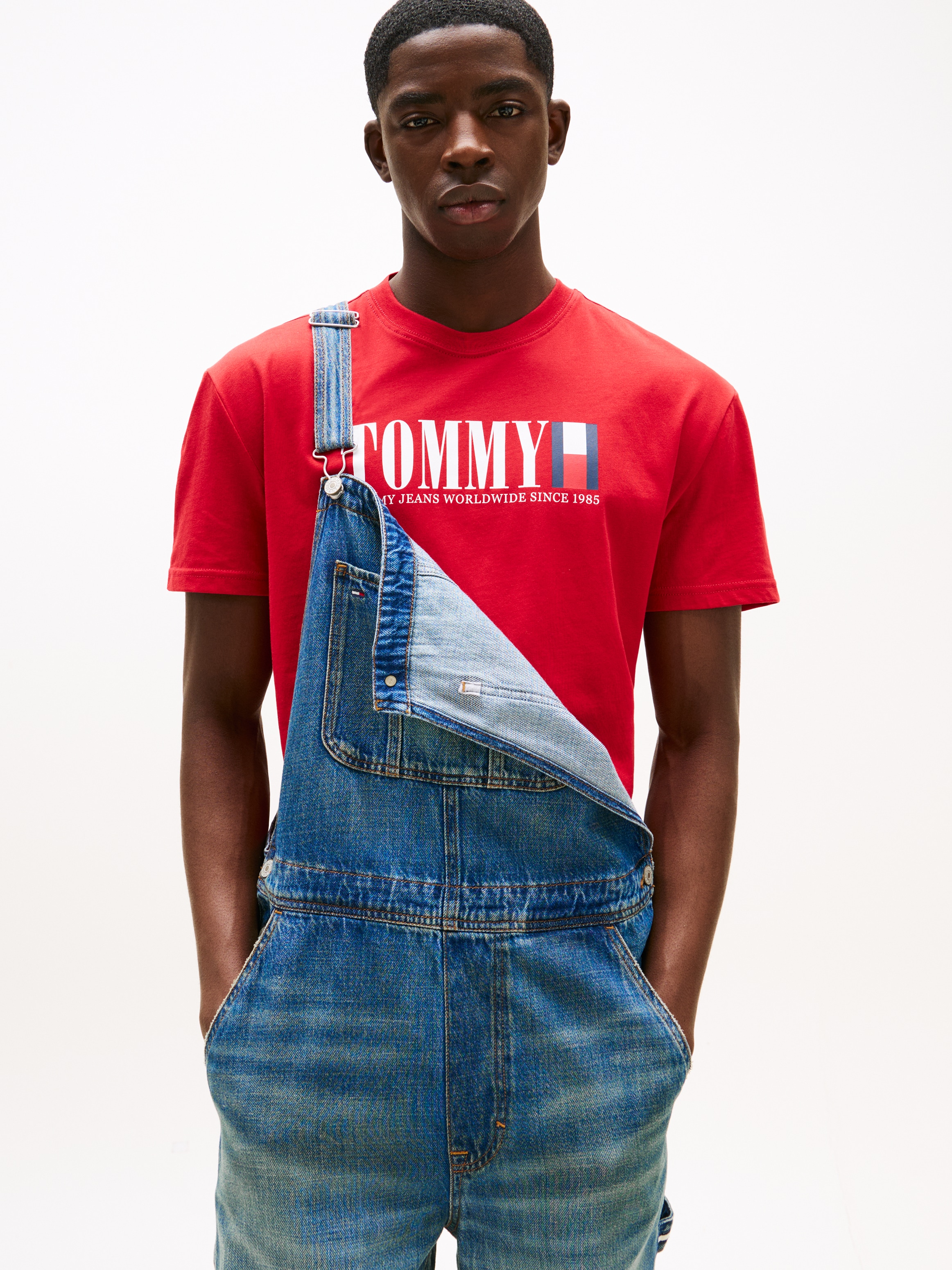 Tommy Jeans T-Shirt "TJM REG TOMMY DNA FLAG TEE EXT" günstig online kaufen