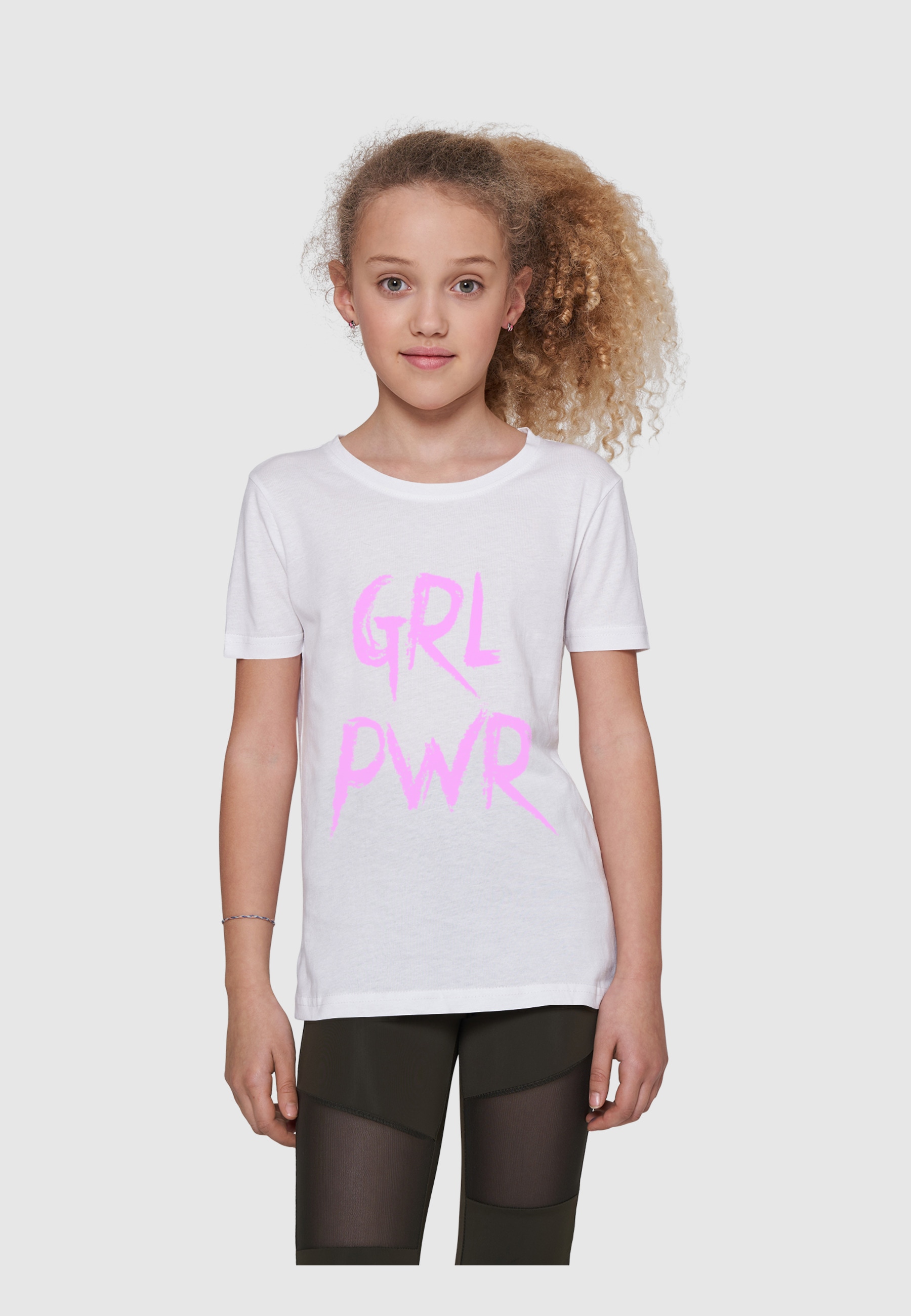 MisterTee T-Shirt »MisterTee Damen Kids Sweet Heart Candy Tee« 1 Stk.