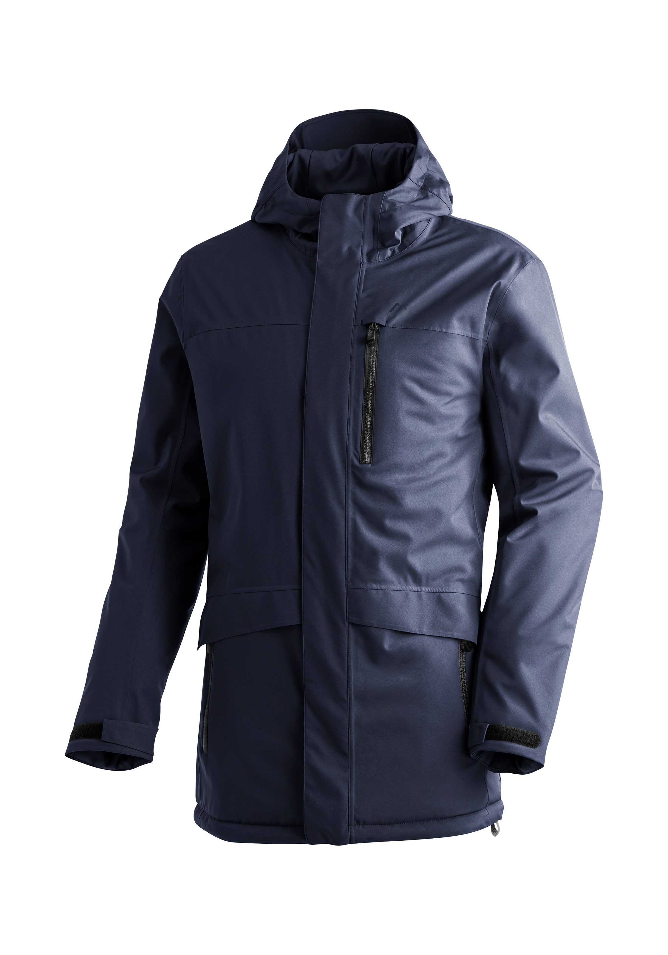 Maier Sports Winterjacke "Peyor long" warme Herren Regenjacke, wattierter Parka, wasserdicht + atmungsaktiv