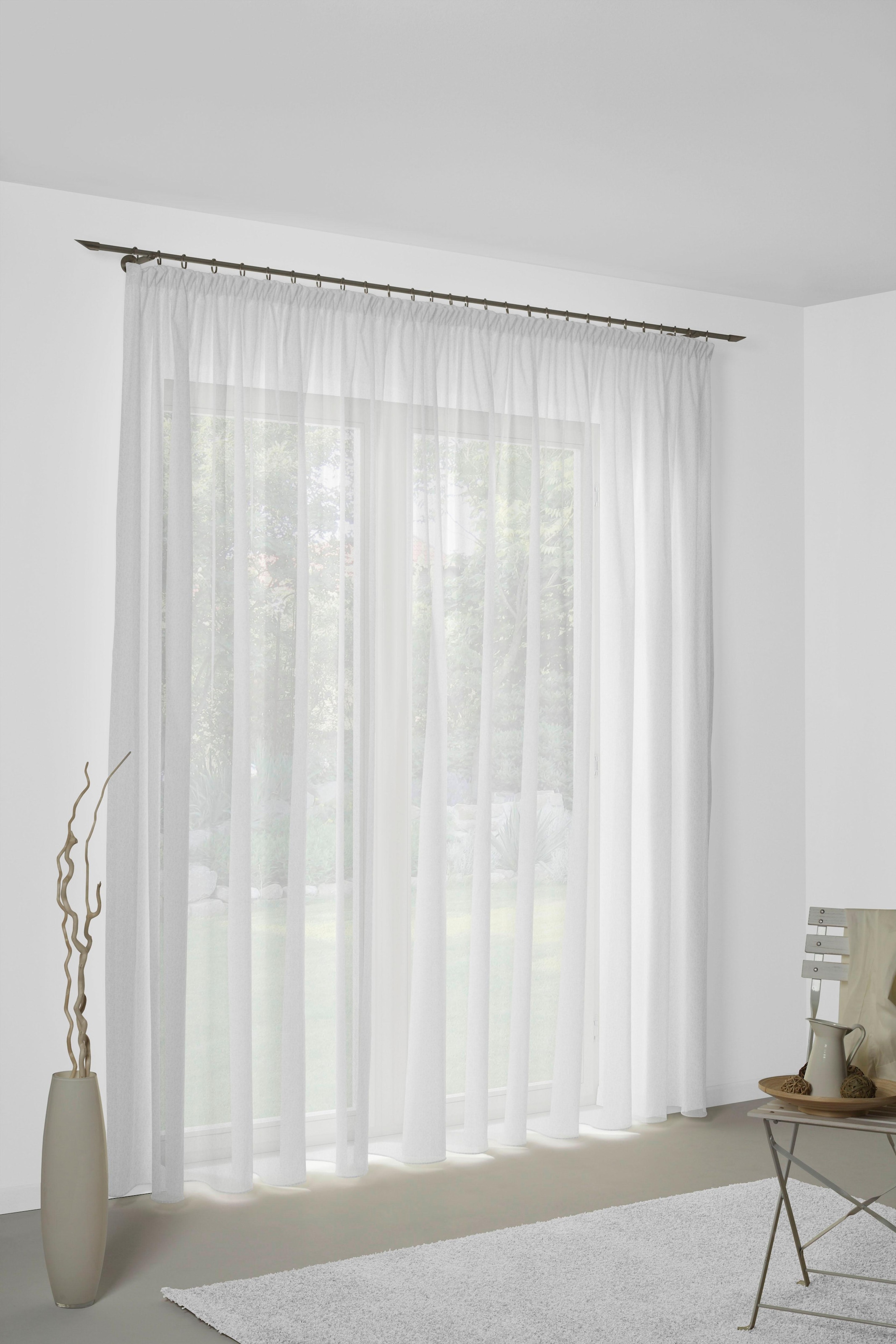 Wirth Vorhang "Sunday" Kräuselband 1 Stk. tlg. nach Maß günstig online kaufen