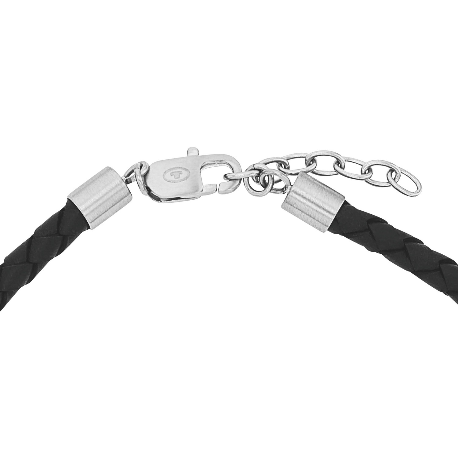 TOM TAILOR Kette mit Anhänger »Schmuck Geschenk Edelstahl Leder Kautschuk«
