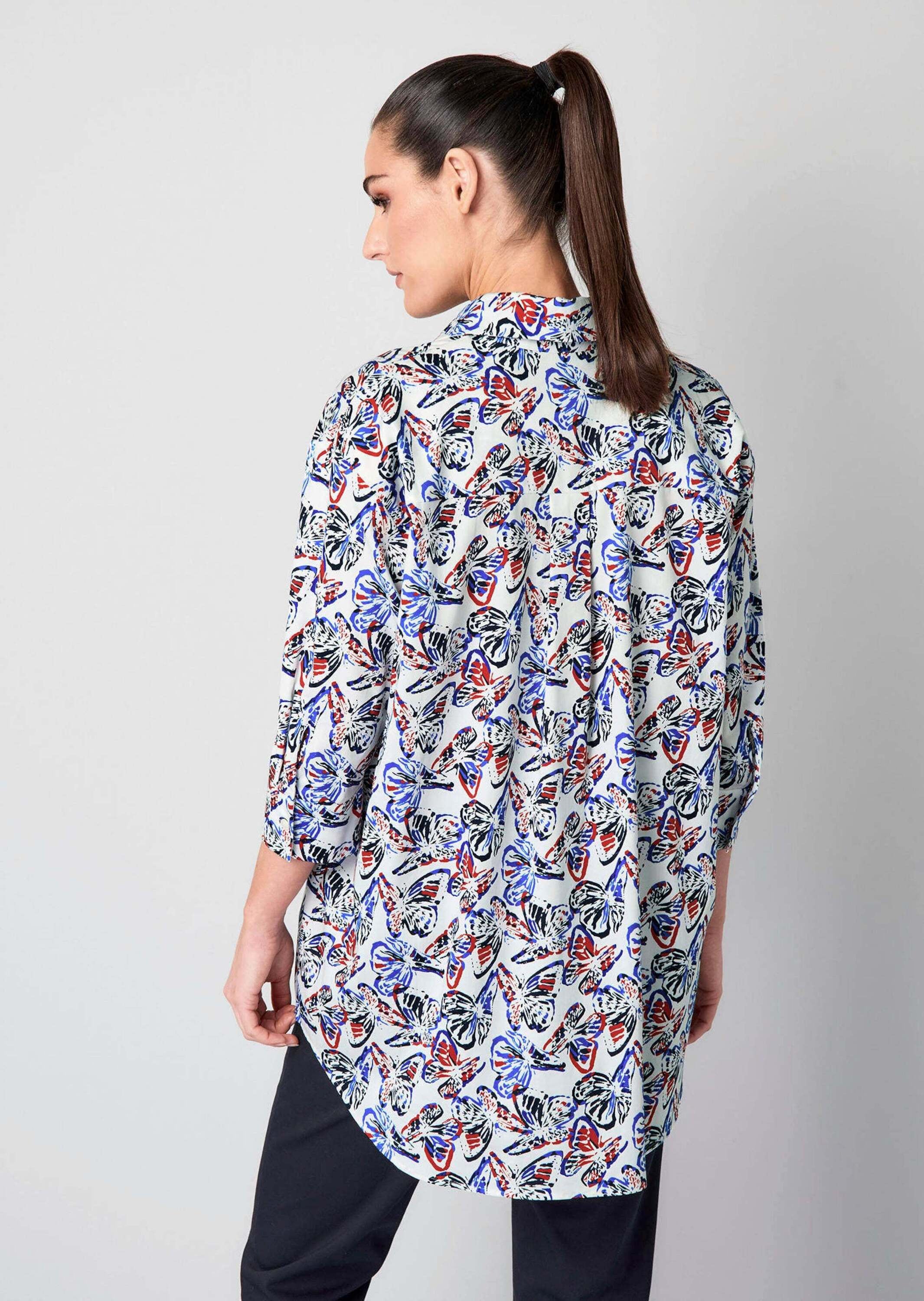 Alba Moda Hemdbluse »Hemdbluse Hemdbluse mit Alloverdruck«