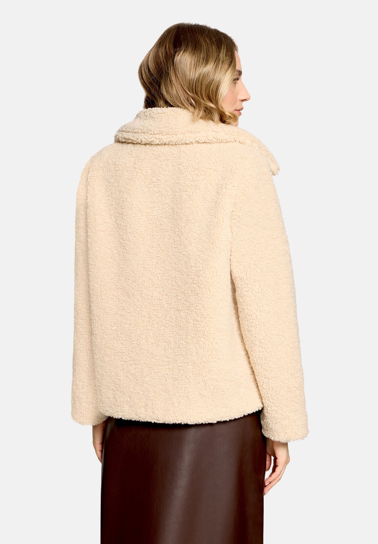 Cartoon Plüschjacke »Damen mit Kragen«