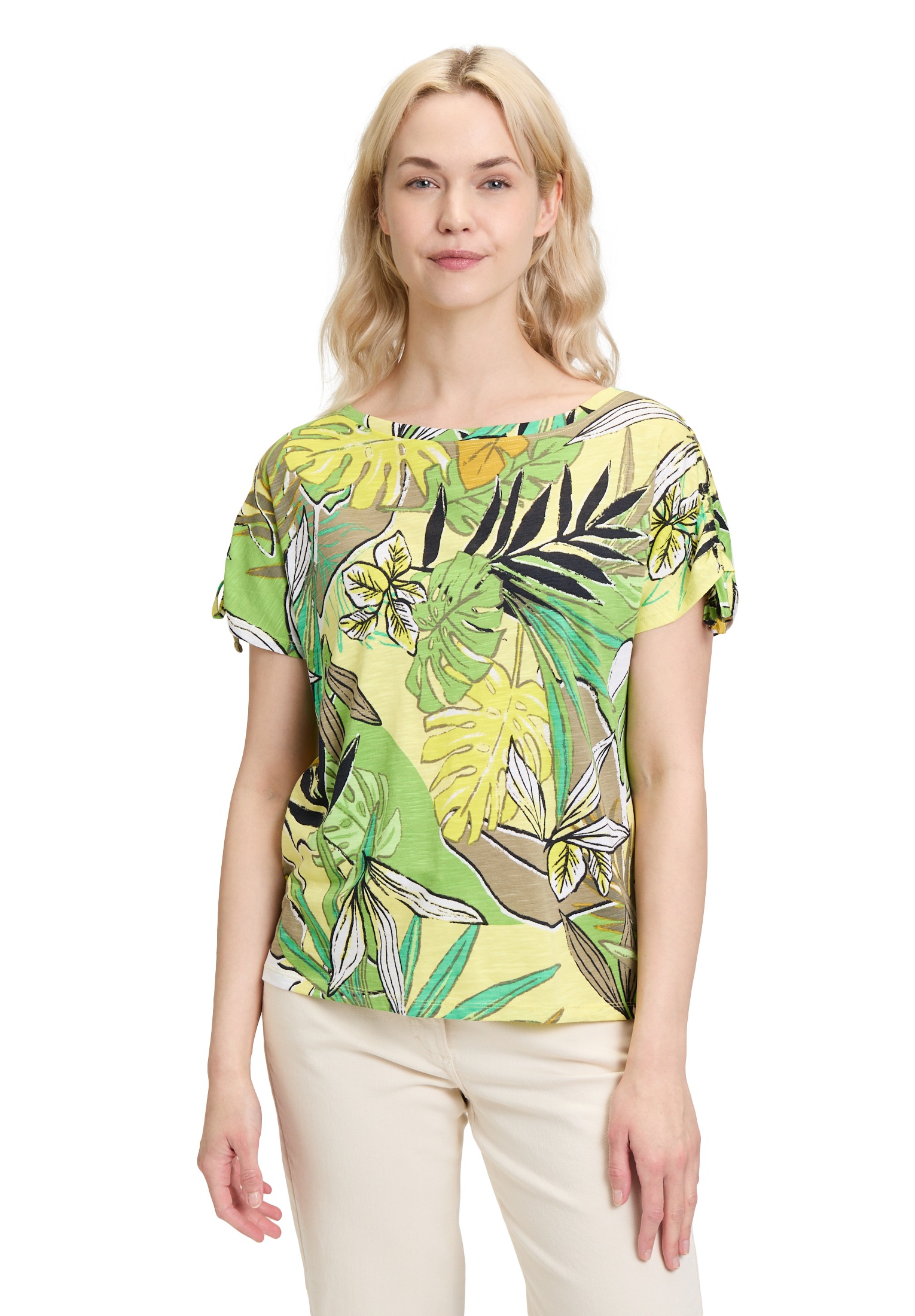 Betty Barclay Kurzarmshirt "Betty Barclay Damen Casual-Shirt mit Raffung", günstig online kaufen