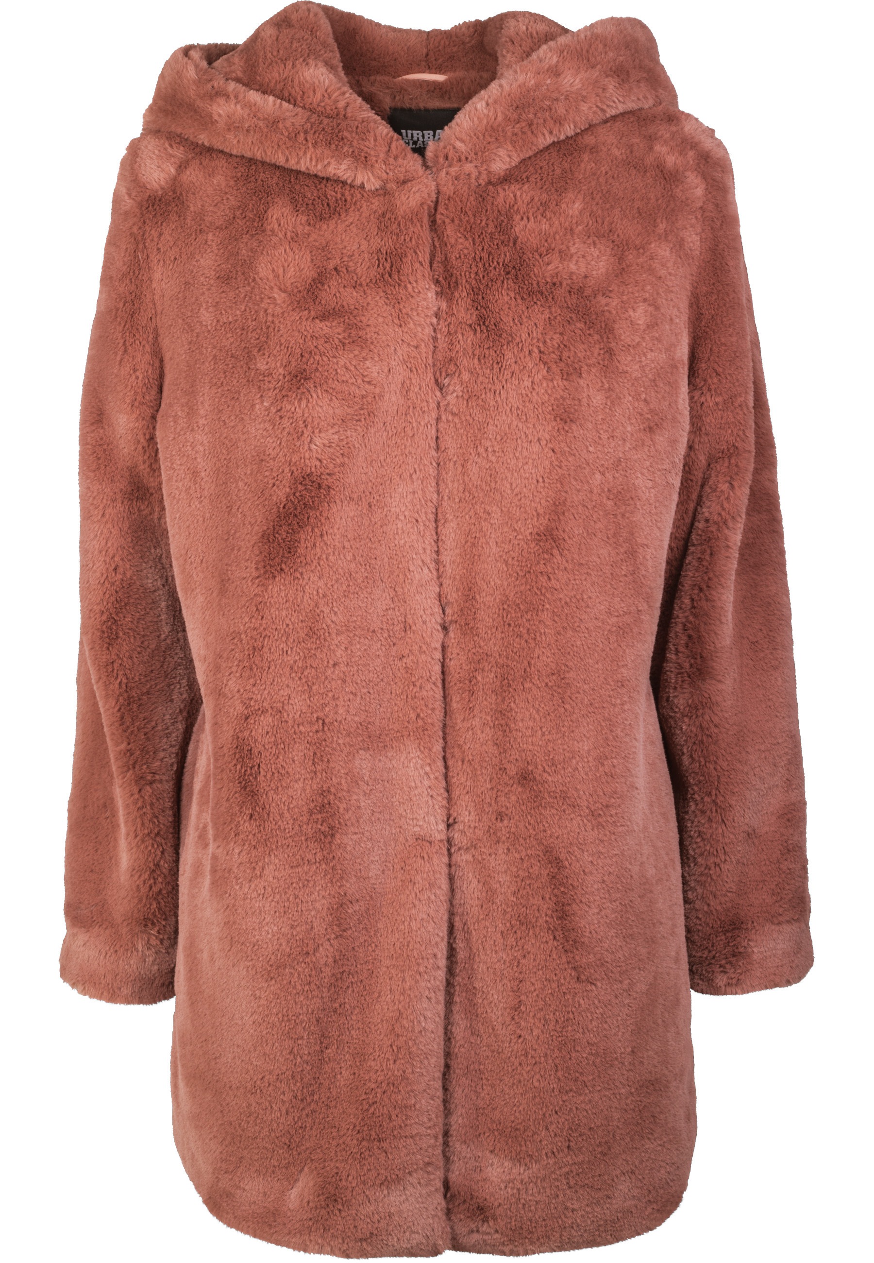 URBAN CLASSICS Parka »Urban Classics Damen Ladies Hooded Teddy Coat« 1 Stk. tlg. ohne Kapuze