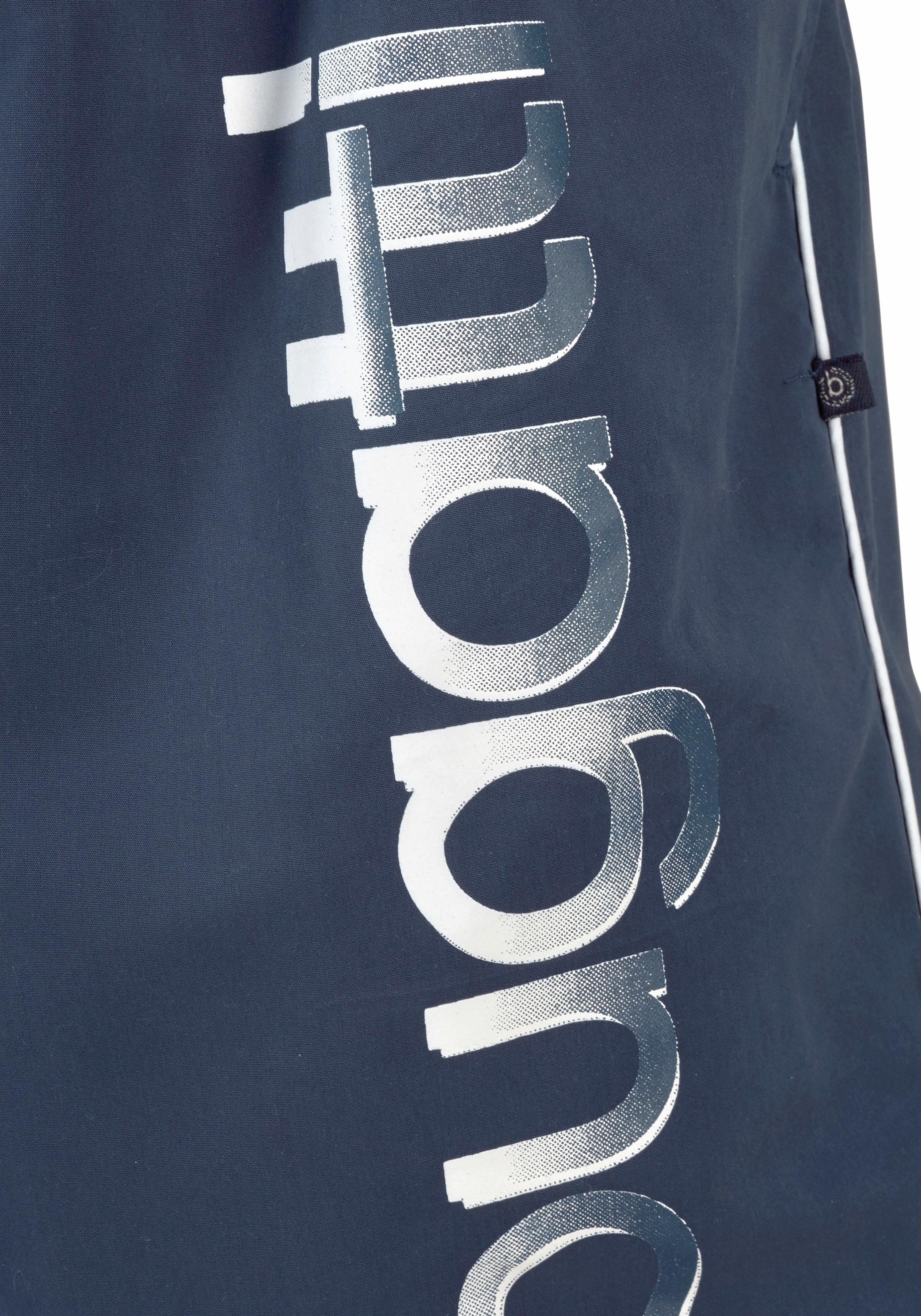 bugatti Badeshorts "Giovanni", mit großem Logoprint auf dem linken Bein günstig online kaufen