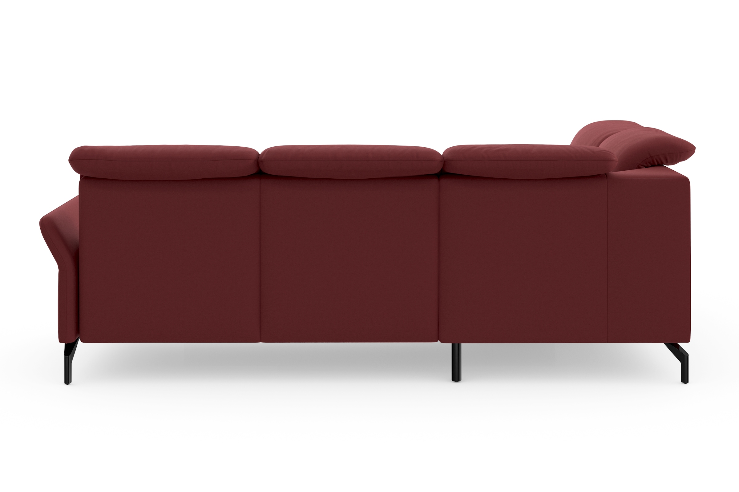 sit&more Ecksofa »Fashion L-Form«, wahlweise mit Kopfteilverstellung und Vorziehsitz, motorisch