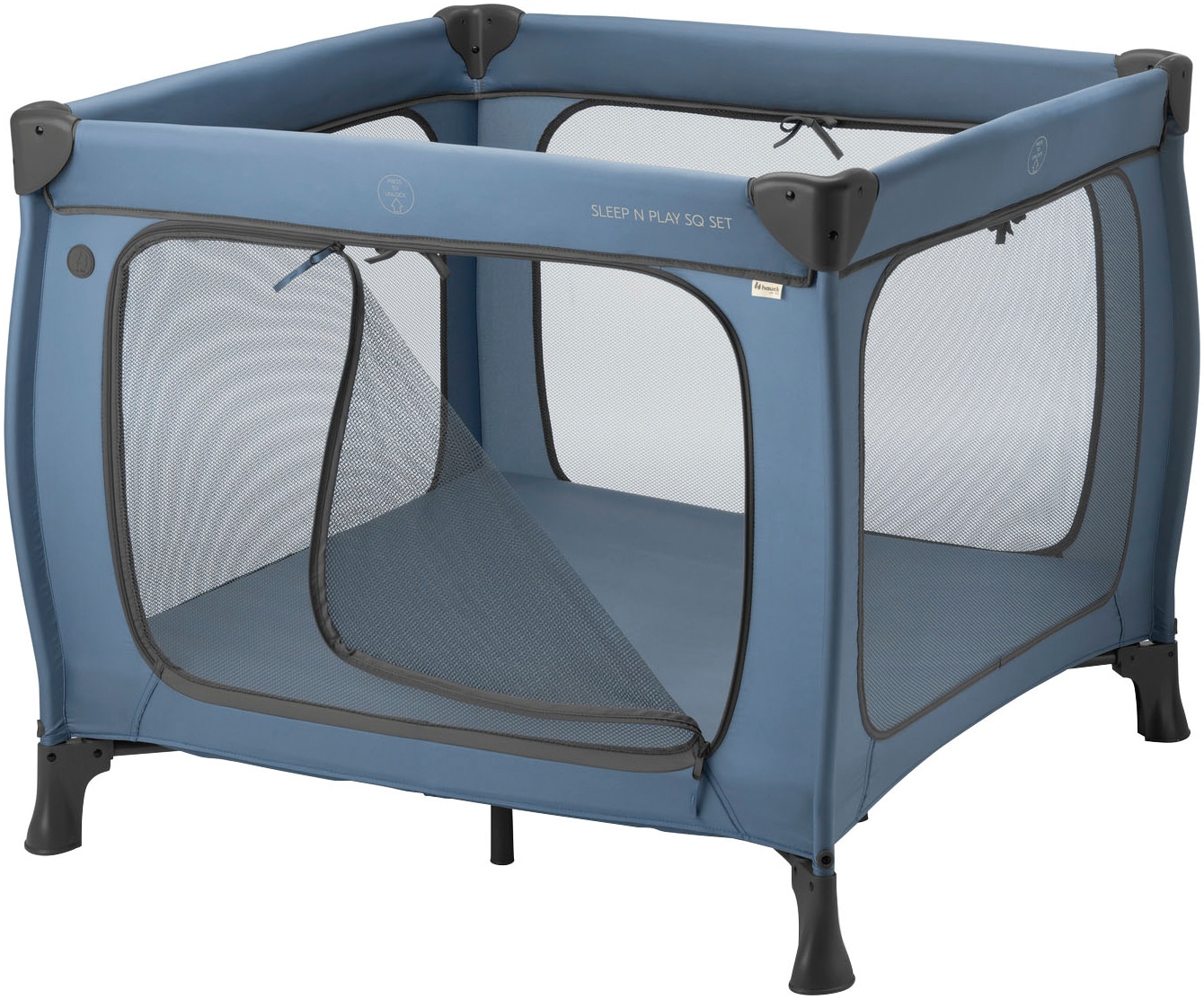 Hauck Baby-Reisebett »Sleep N Play SQ, Set dark blue«, inklusive Schaumstoff-Matratze