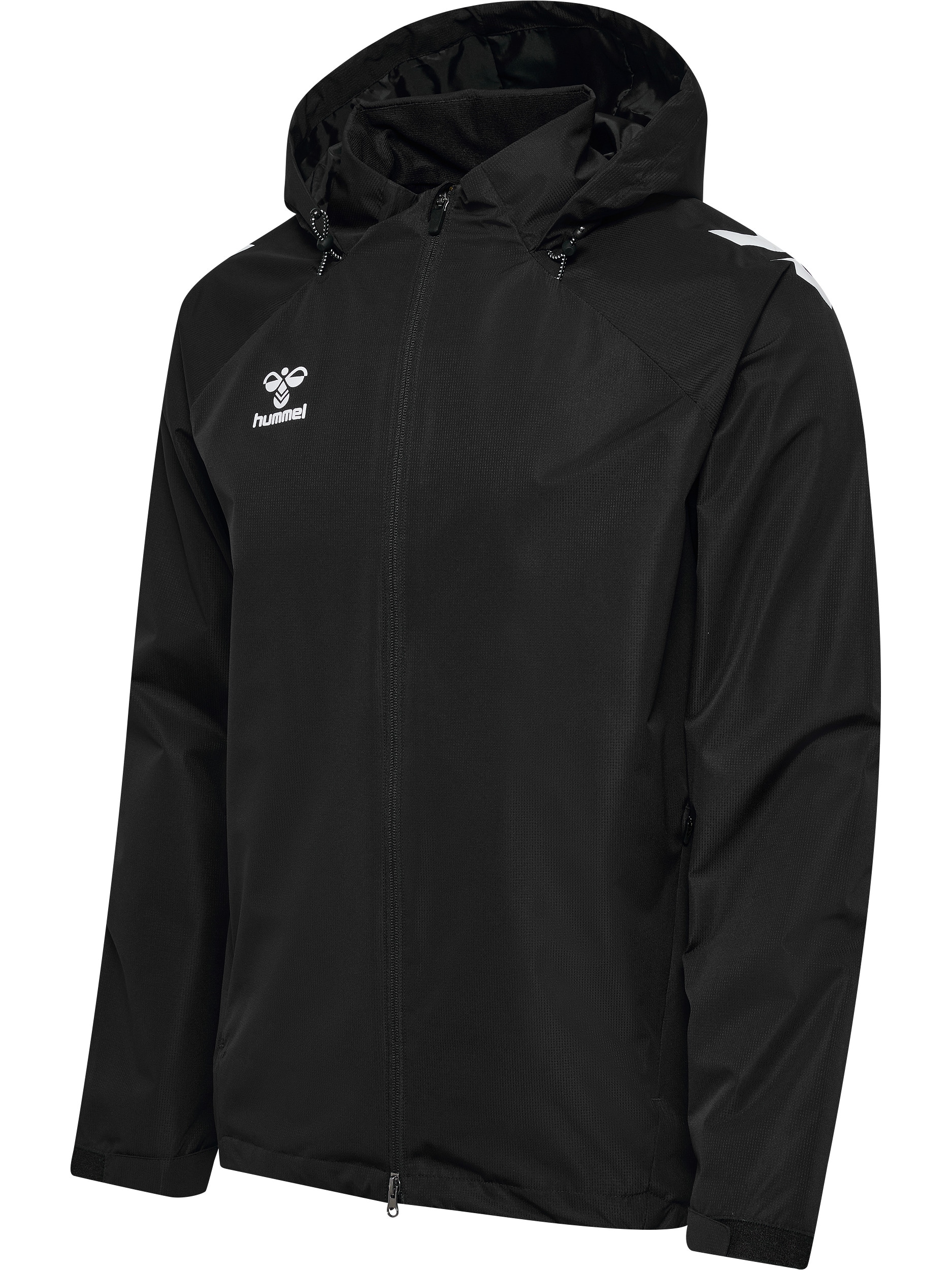 hummel Allwetterjacke »HMLLEAD 2.0 ALL-WEATHER JACKET« mit Kapuze sportlicher Stil, aus Polyester, atmungsaktiv, schnelltrocknend