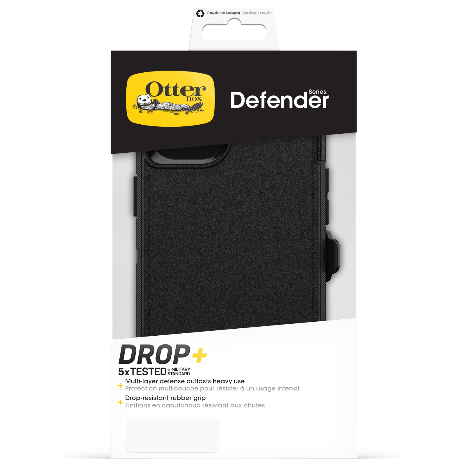 Otterbox Backcover »Defender Hülle Apple iPhone 15 Plus, stoßfest, sturzsicher«, Apple iPhone 15 Plus, ultra-robust, schützende Hülle, 5x getestet nach Militärstandard