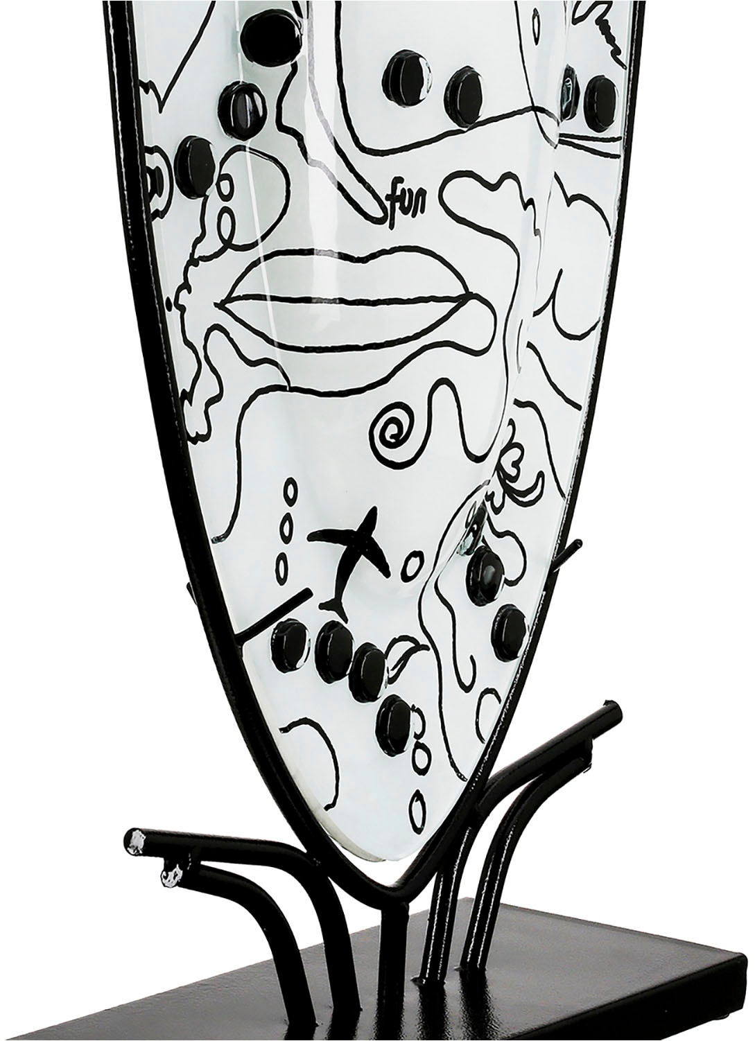 Casablanca by Gilde Bodenvase »Vase Modern Art weiß H.49 cm«, (1 St.)