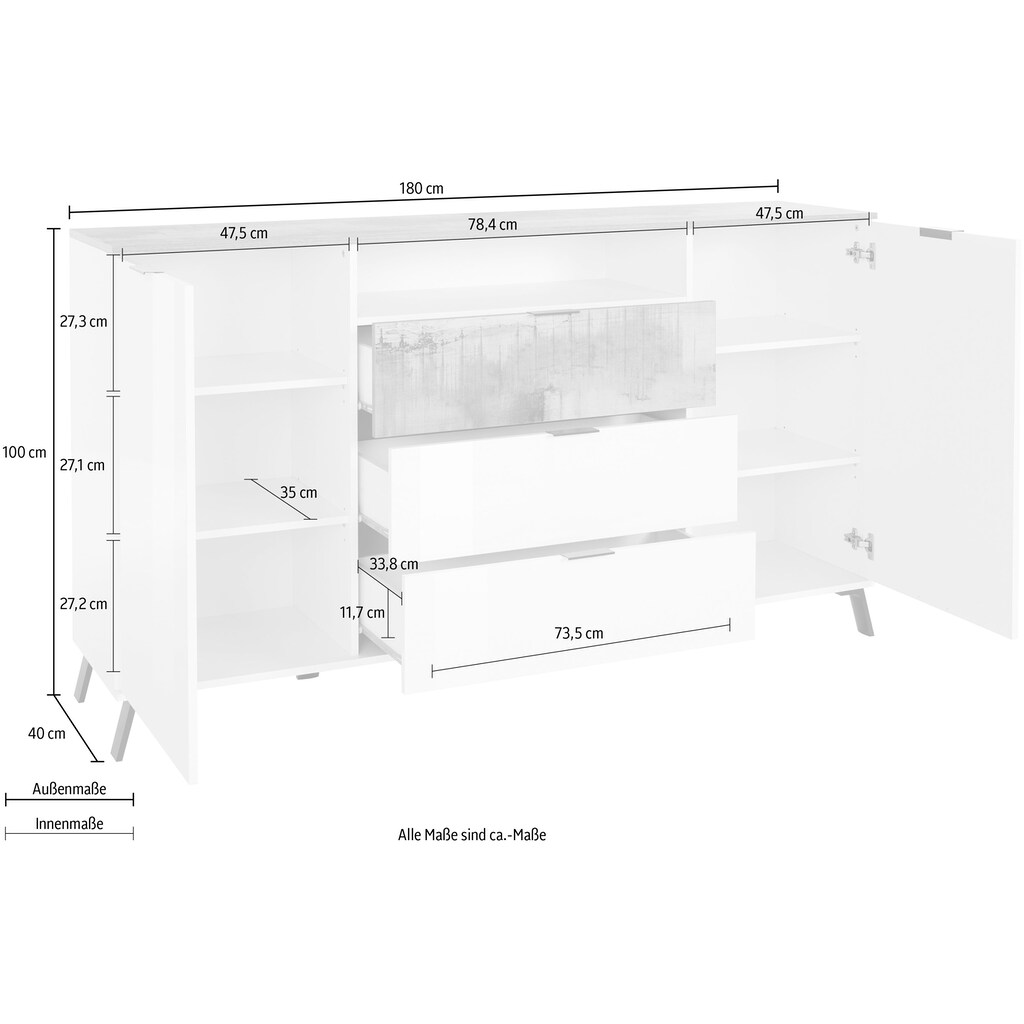 INOSIGN Highboard »CASANOVA«