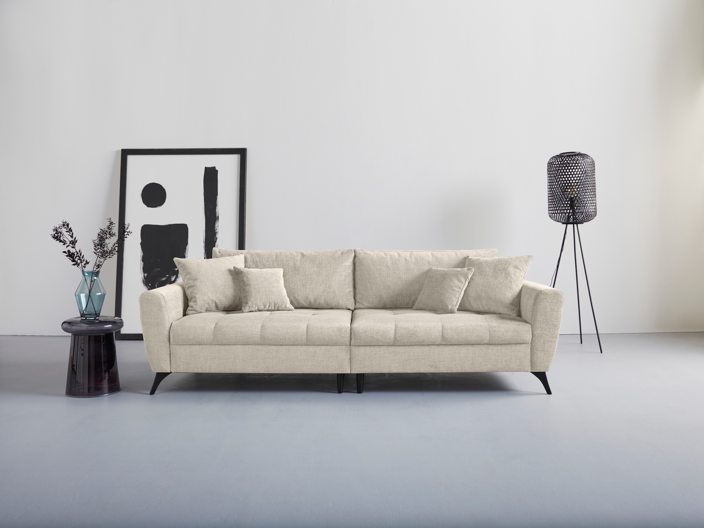 INOSIGN Big-Sofa "Lörby", Belastbarkeit bis 140kg pro Sitzplatz, auch mit Aqua clean-Bezug