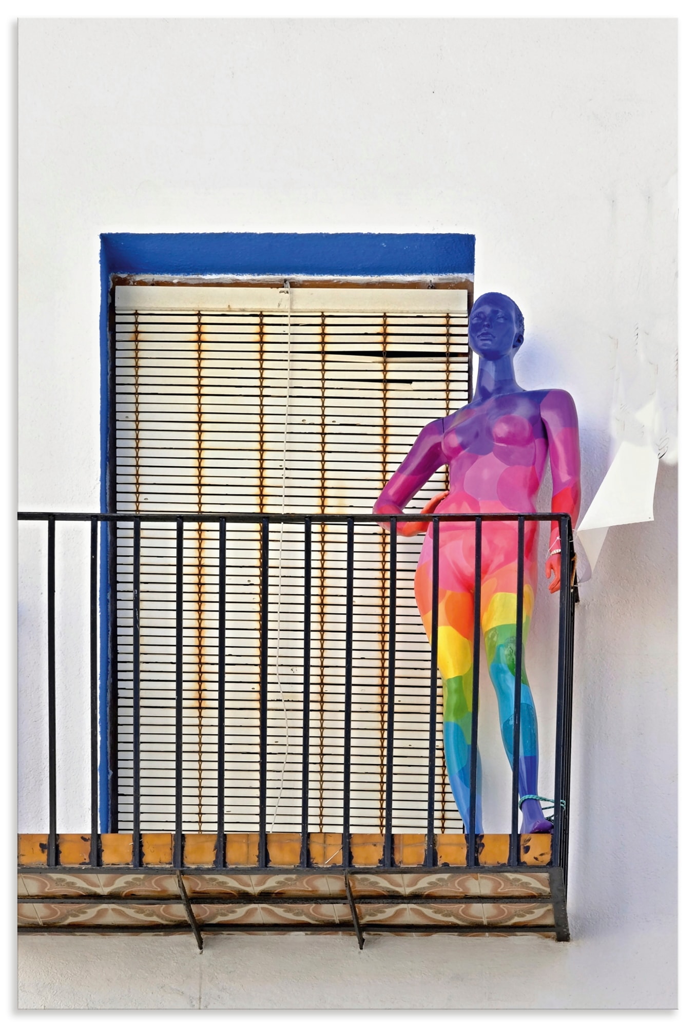 Artland Wandbild "Regenbogen Schaufensterpuppe" Arrangements 1 Stk. tlg. als Alubild, Leinwandbild, Poster, Wandaufkleber in verschied. Größen
