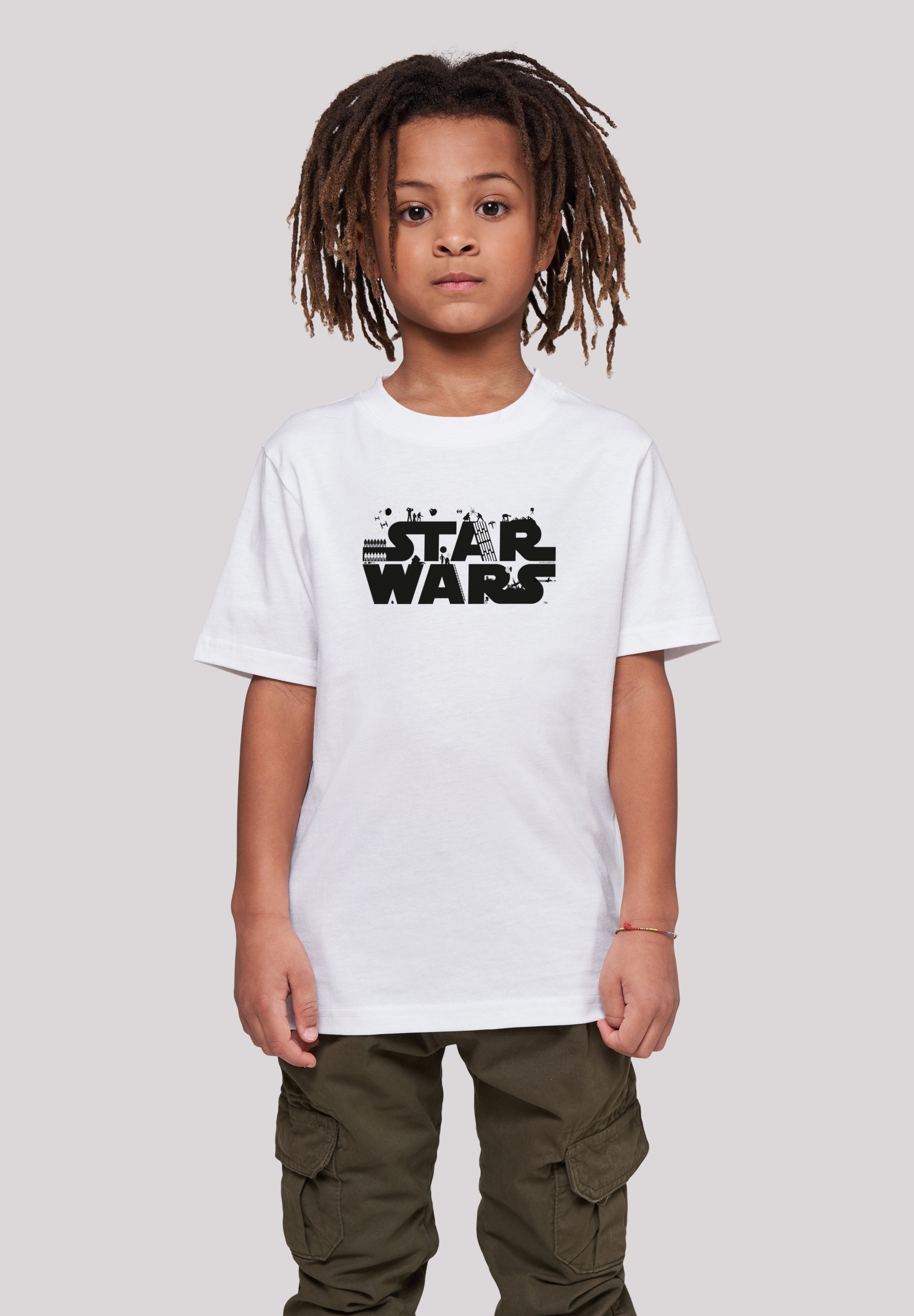 Wars »Star BAUR Minimalist F4NT4STIC für ▷ Unisex Merch, Kinder,Premium T-Shirt | Logo«, Jungen,Mädchen,Bedruckt