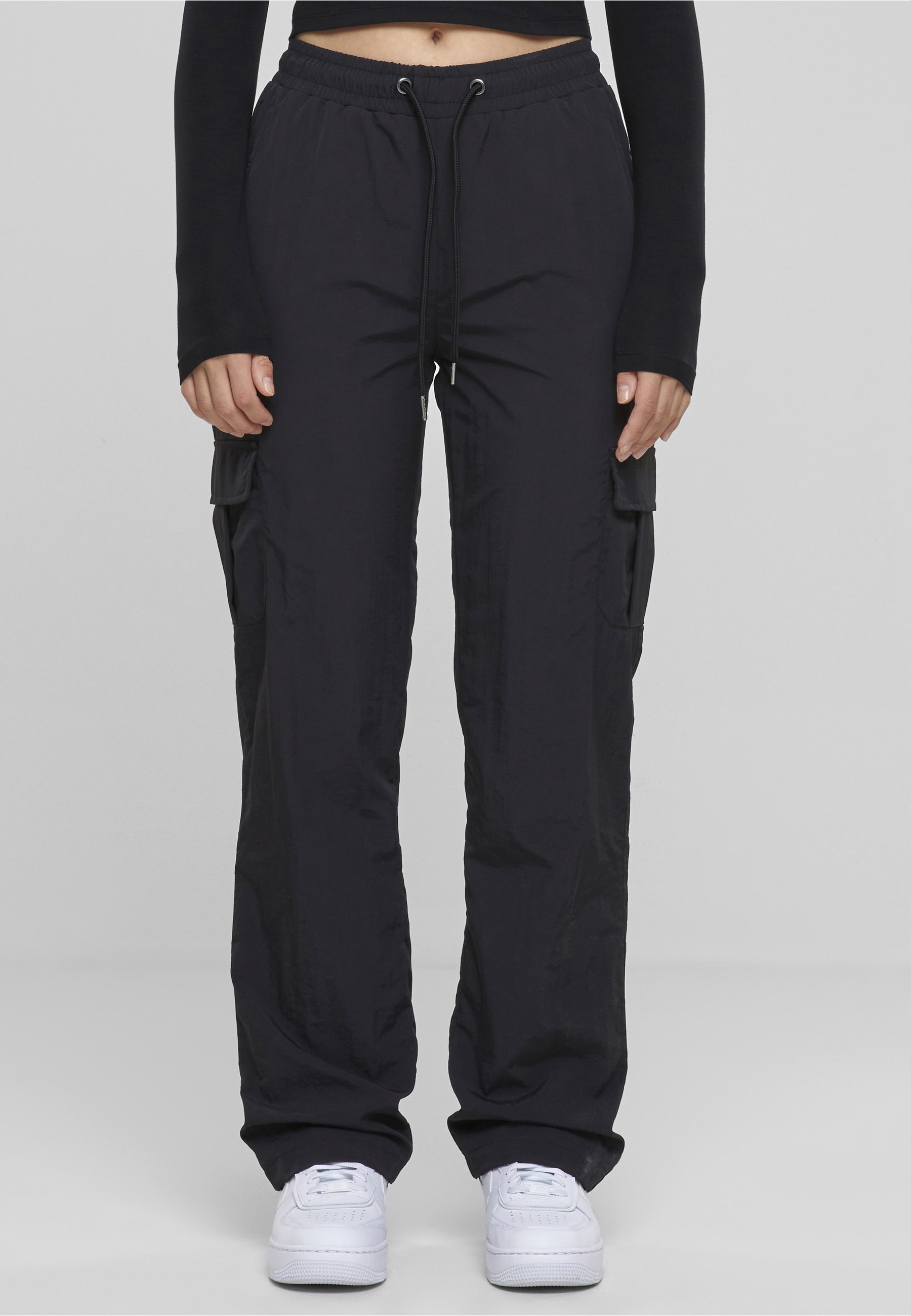 URBAN CLASSICS Cargohose »Urban Classics Damen Ladies Nylon Cargo Pants«