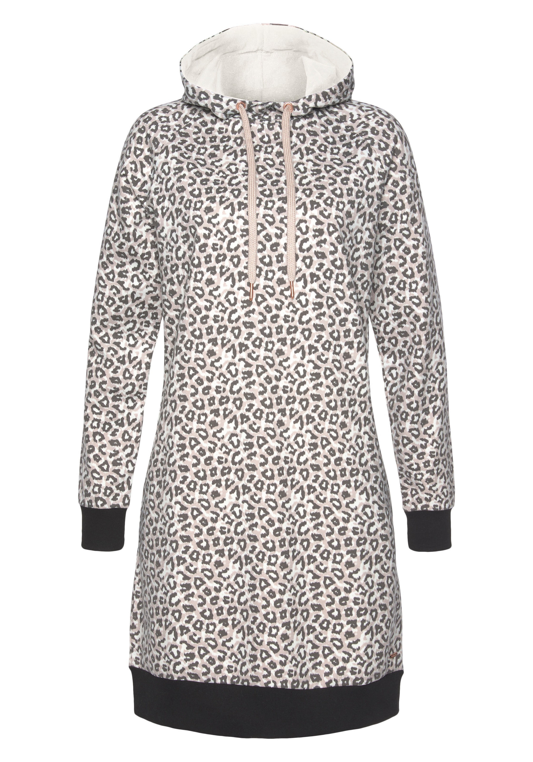 LASCANA Sweatkleid Eingrifftaschen mit Kapuze und seitlichen Eingrifftasche günstig online kaufen