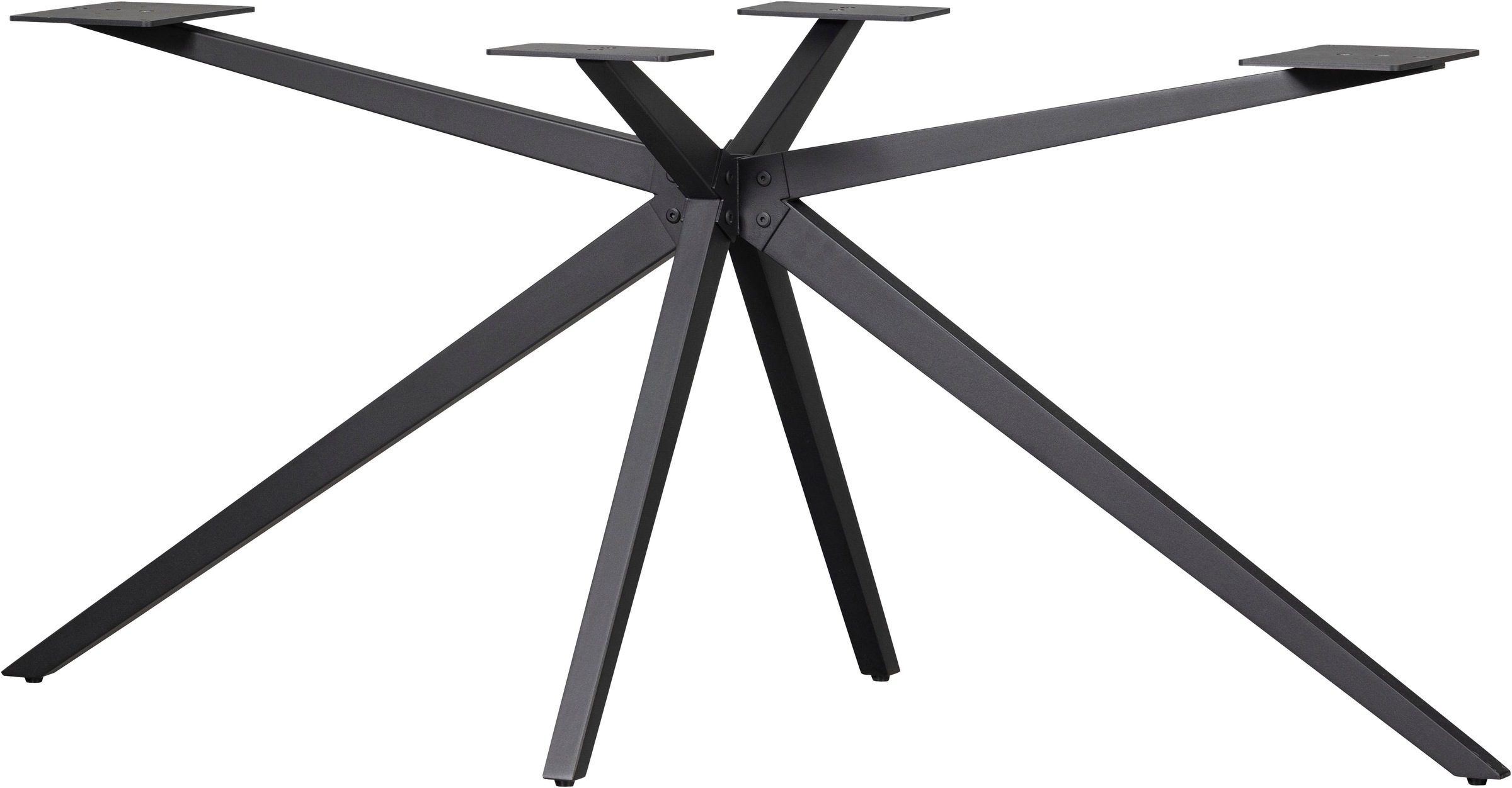 WOOOD Tischbein »Tablo Holland XL Metall mit Pulverbeschichtung B 170 x T 80 x H 72 cm« Kreuzgestell Ø 3,5 cm, Tragkraft 160 kg, einfach zu montieren