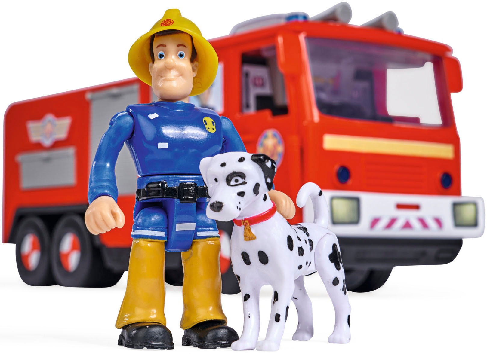 SIMBA Spielzeug-Feuerwehr »Feuerwehrmann Sam, Jupiter Pro«, mit Licht- und Soundeffekten