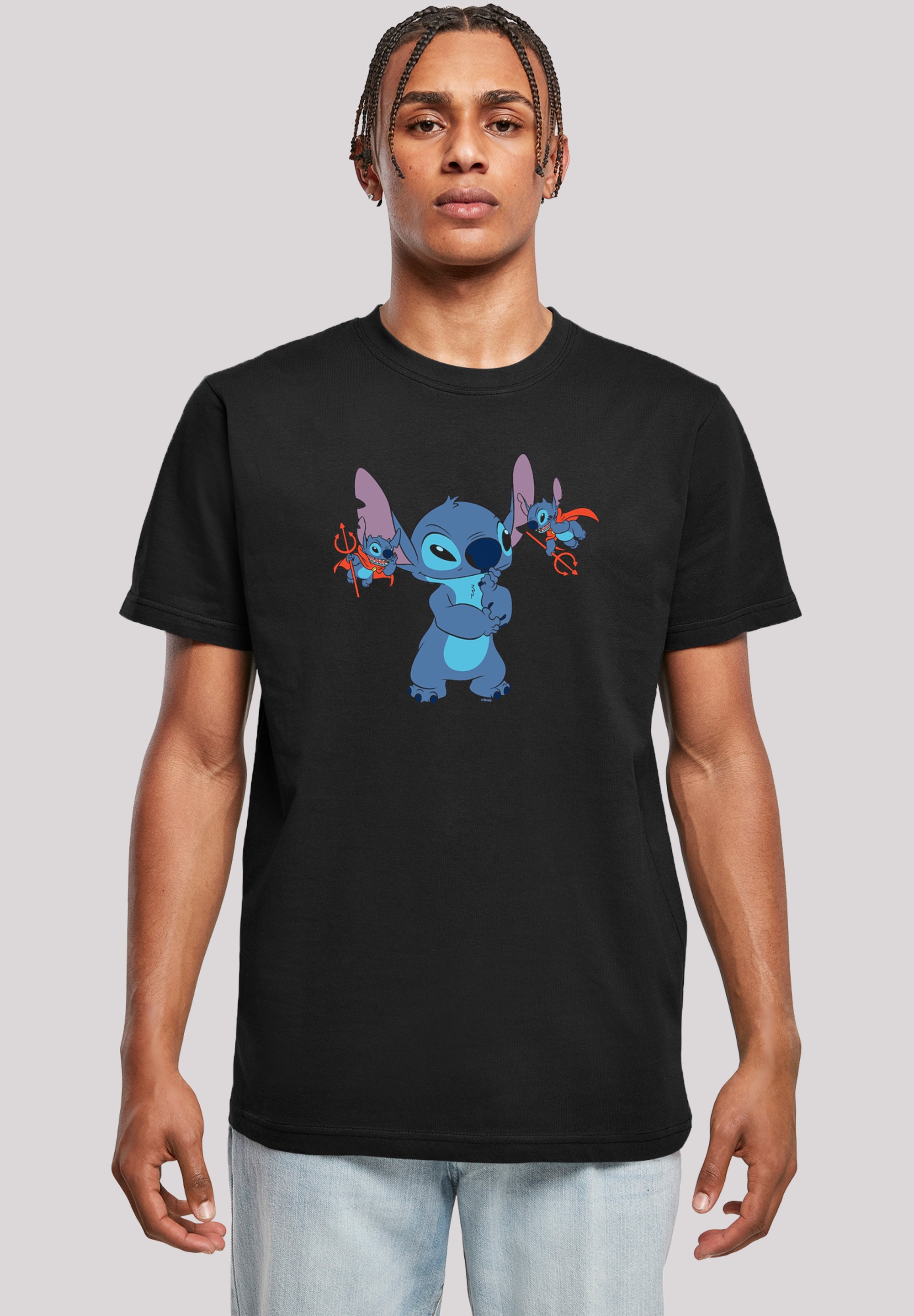 kaufen Print Lilo F4NT4STIC Teufel«, »Disney ▷ & BAUR Kleine Stitch | T-Shirt