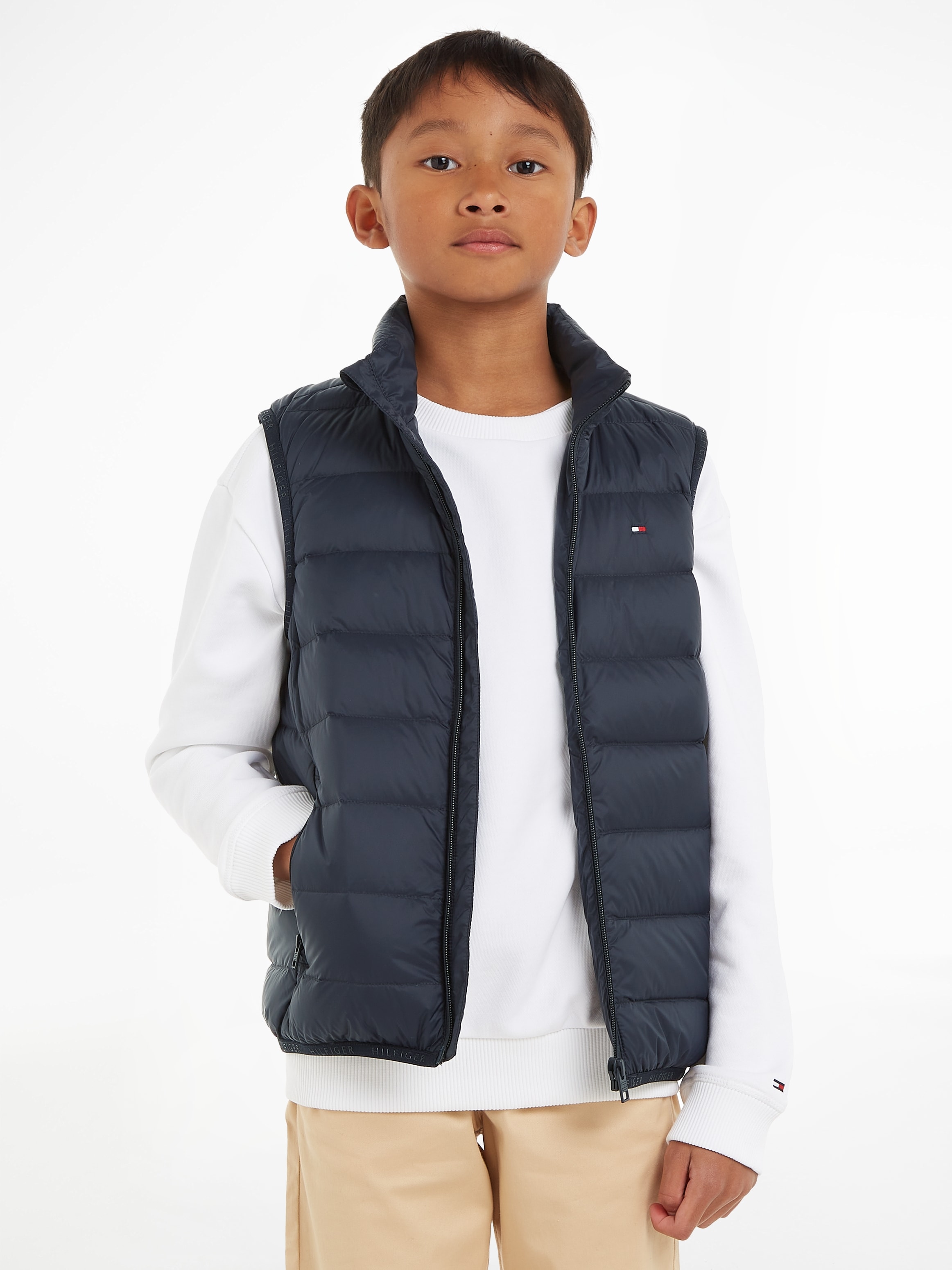 | BAUR »U Daunenweste für ESSENTIAL Hilfiger Kinder VEST«, LIGHT Tommy