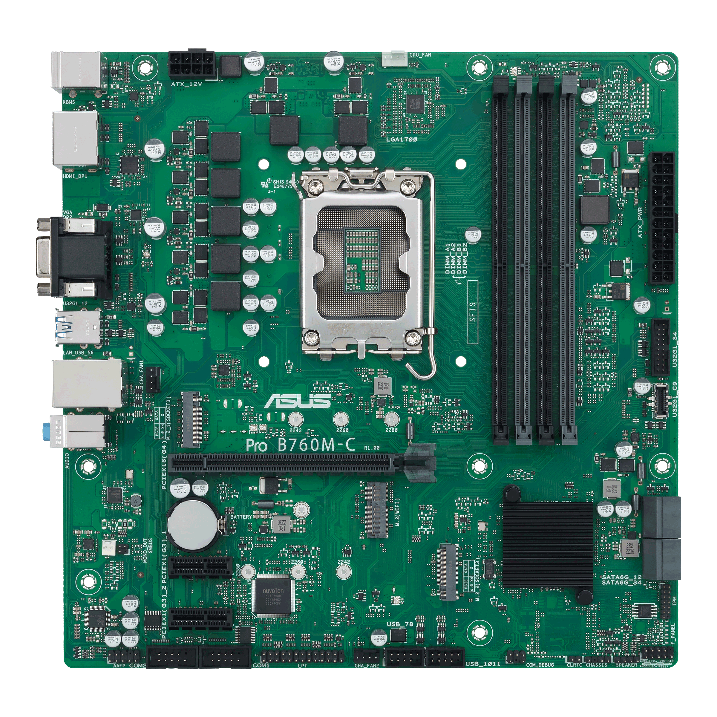 Asus Mainboard »PRO B760M-C-CSM«