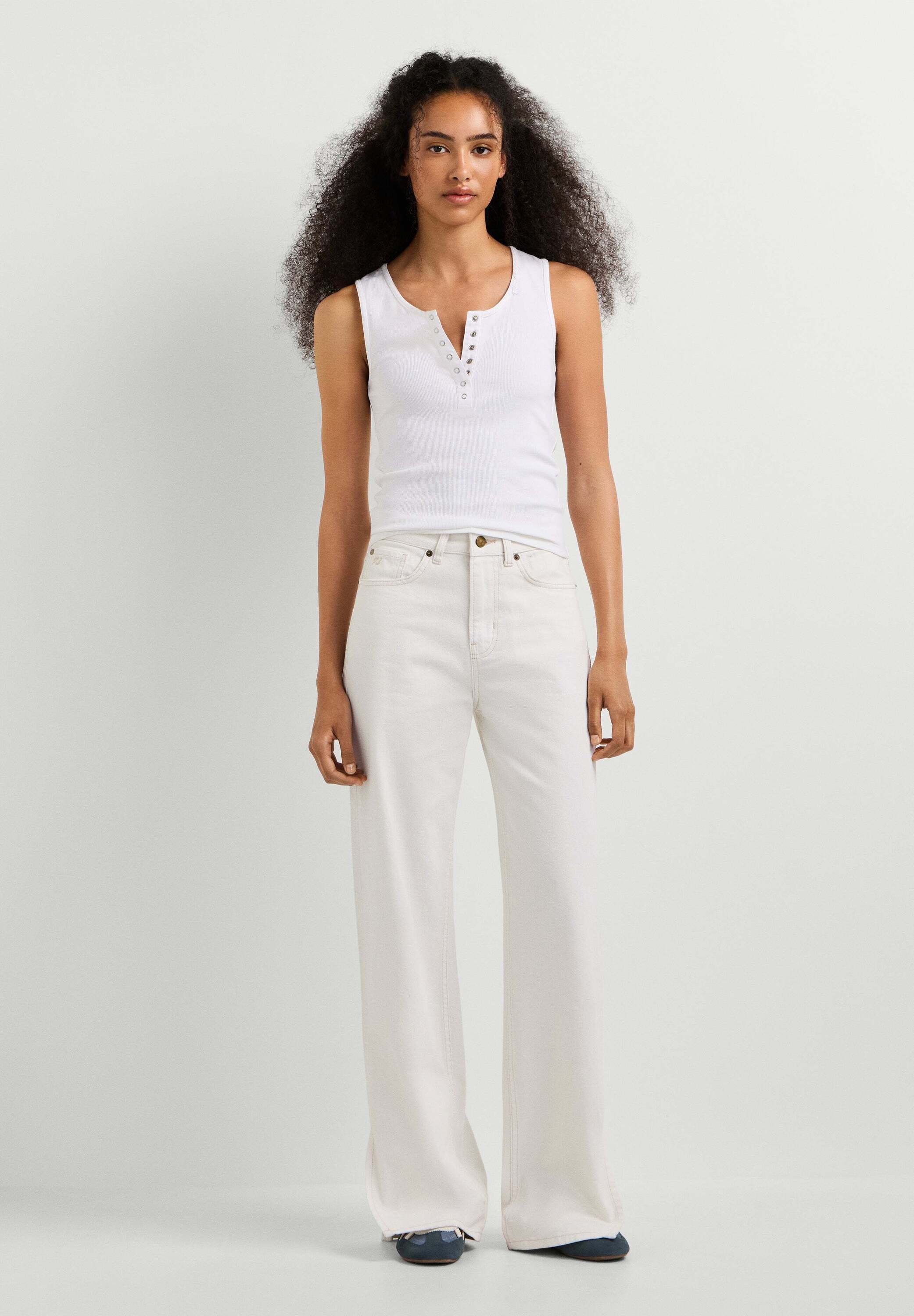 Pepe Jeans Straight-Jeans »straight leg jeans EDEN HW STRAIGHT ECRU«