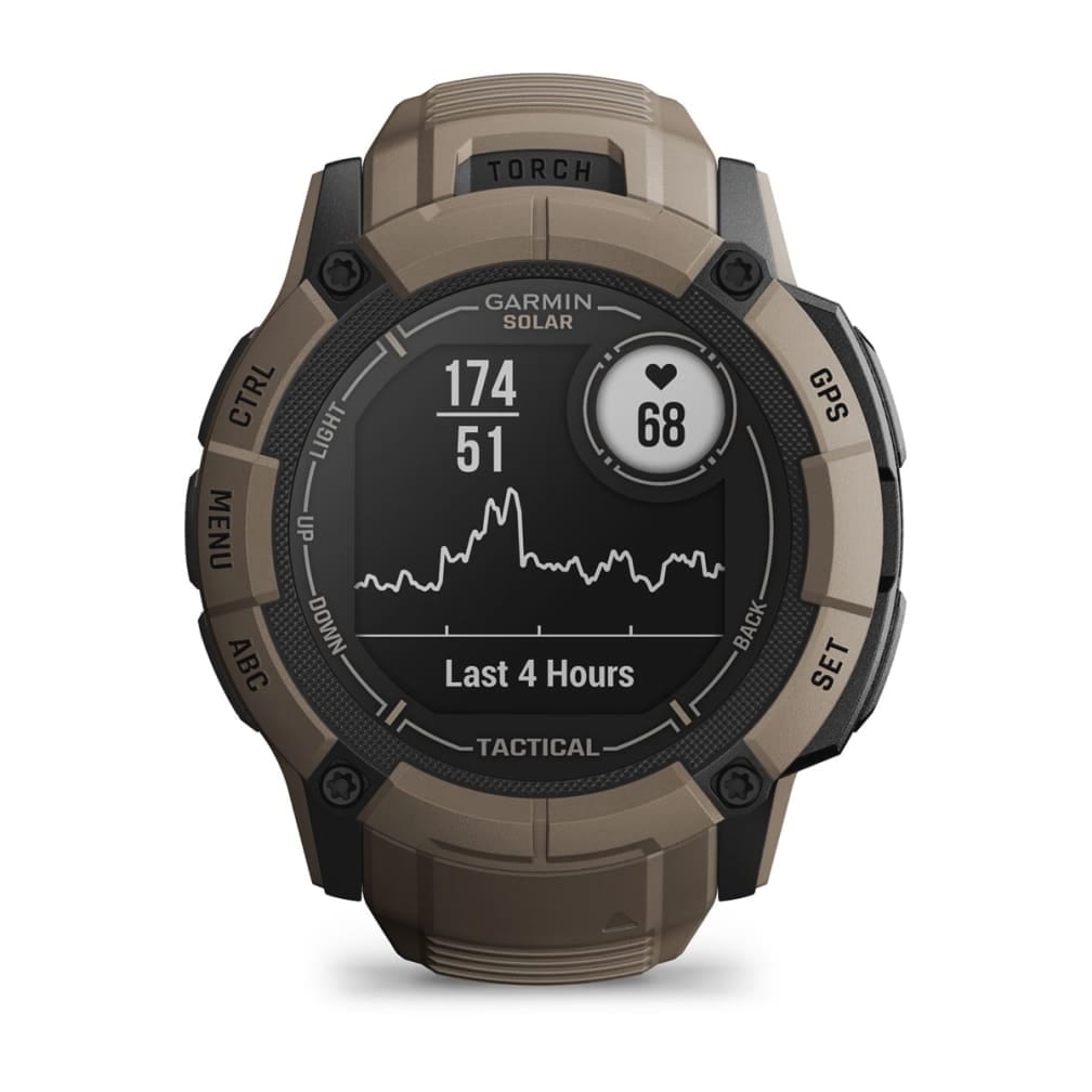 Garmin Smartwatch »Instinct 2X Solar Tactical Edition«, (Proprietär)