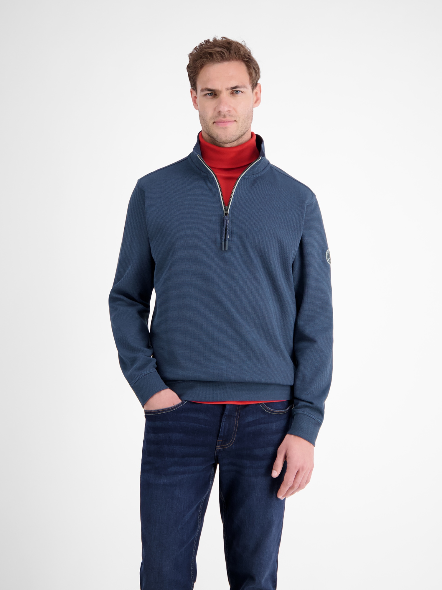 LERROS Sweatshirt "Unifarbener Sweattroyer für Herren" günstig online kaufen