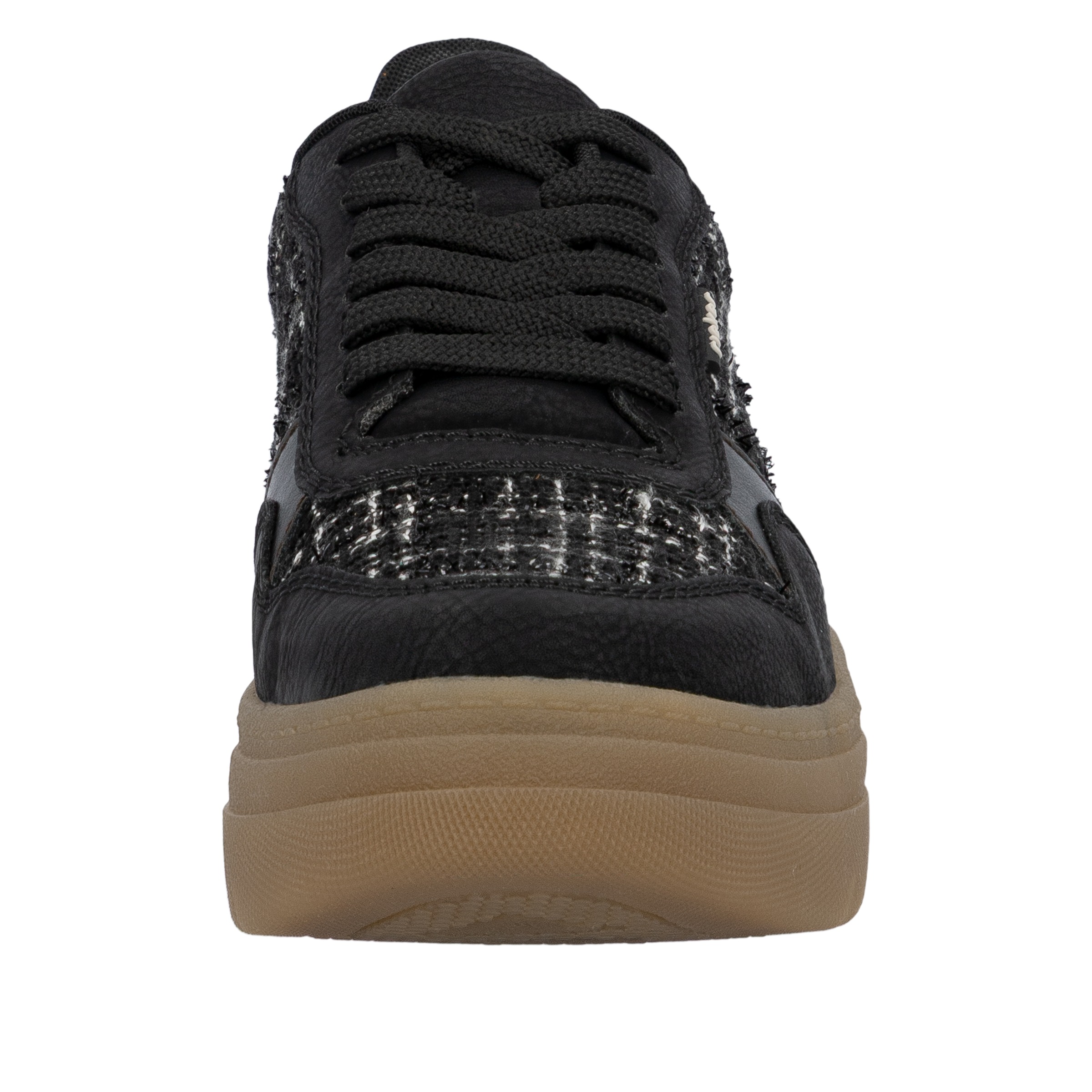 Rieker Platform Sneaker Black-Bronze Size 39 3