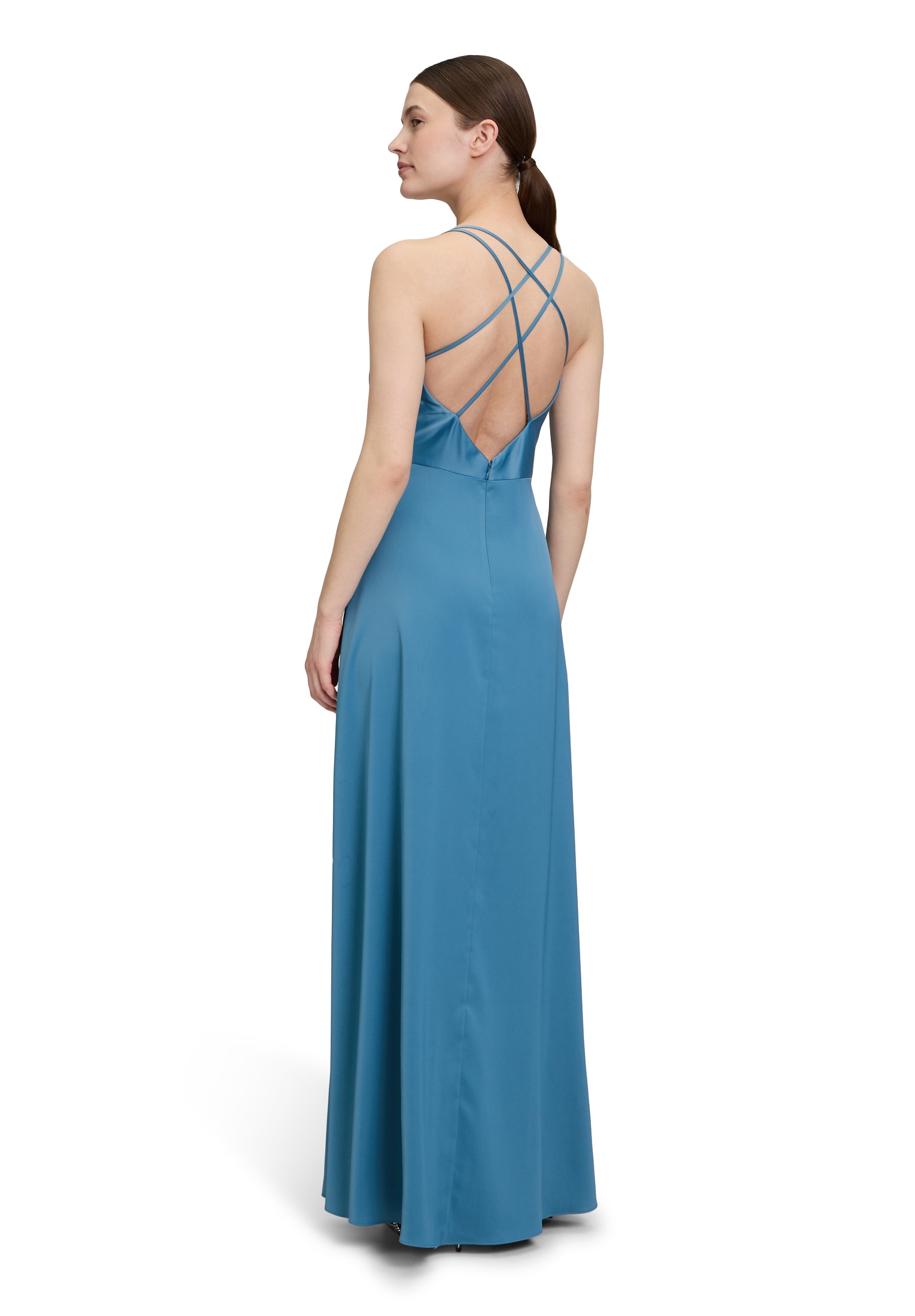 Vera Mont Abendkleid »Vera Mont Abendkleid mit V-Ausschnitt«, Schlitz
